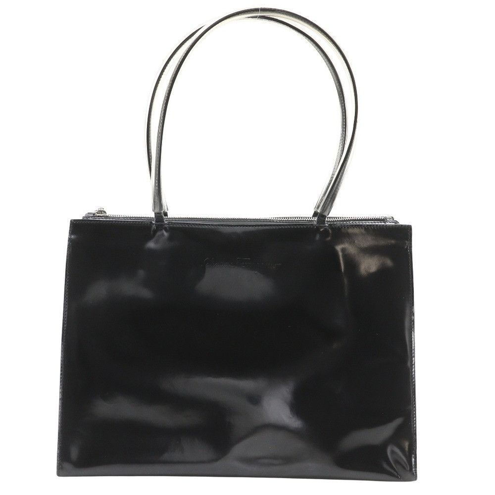 Salvatore Ferragamo Salvatore Ferragamo Salvatore Ferragamo Patent Leather 2way Tote Bag Enamel Tote Bag BZ-21 7255 DUTY FREE for USA Size ONE SIZE - 1 Thumbnail
