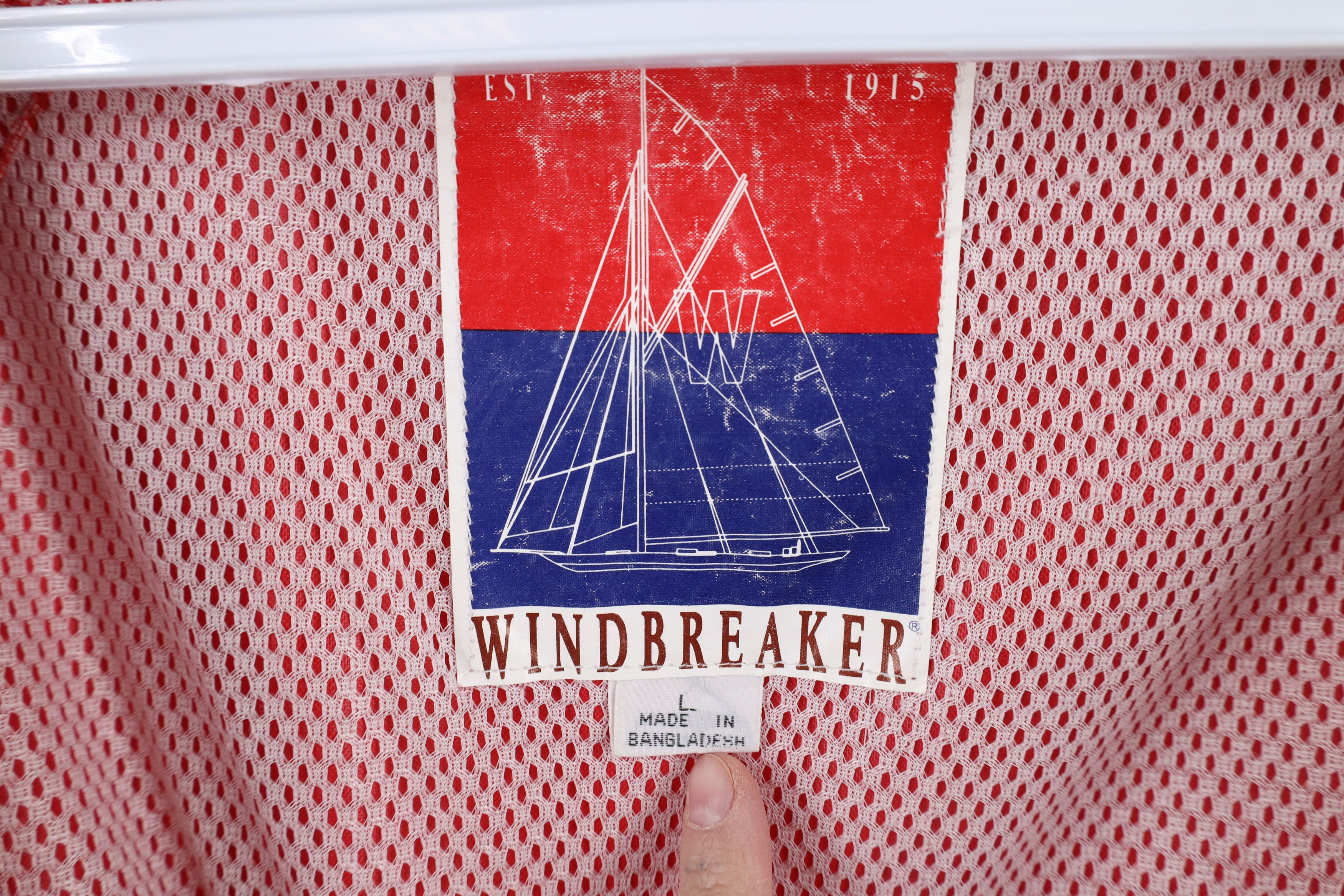 Vintage Vintage 90s Streetwear Block Regatta Boat Windbreaker Jacket Size US L / EU 52-54 / 3 - 11 Thumbnail