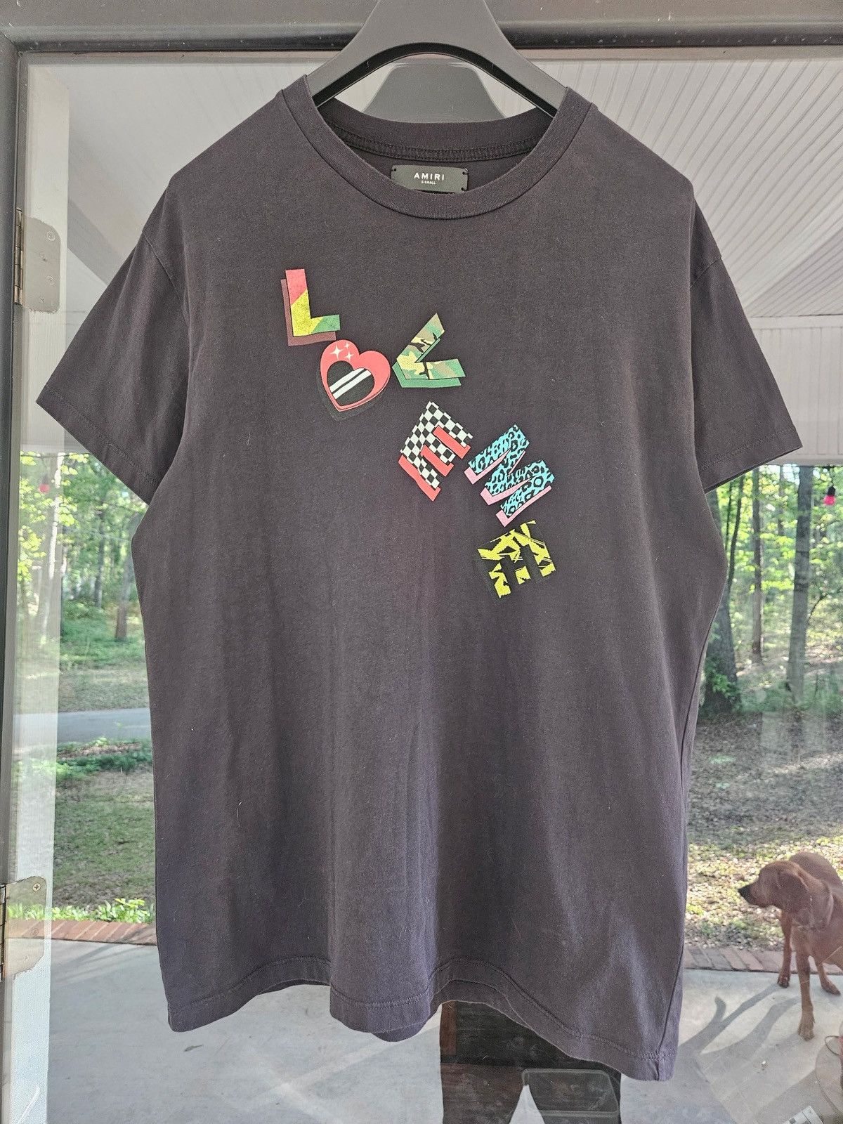 Amiri Love Me Black Tee Shirt Size US XS / EU 42 / 0 - 1 Thumbnail