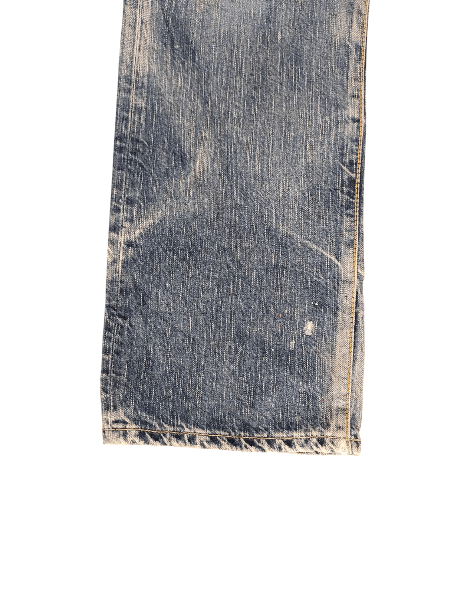 Edwin Vintage Edwin 503 Distress Faded Clawmark Denim Jeans Size US 33 - 7 Thumbnail
