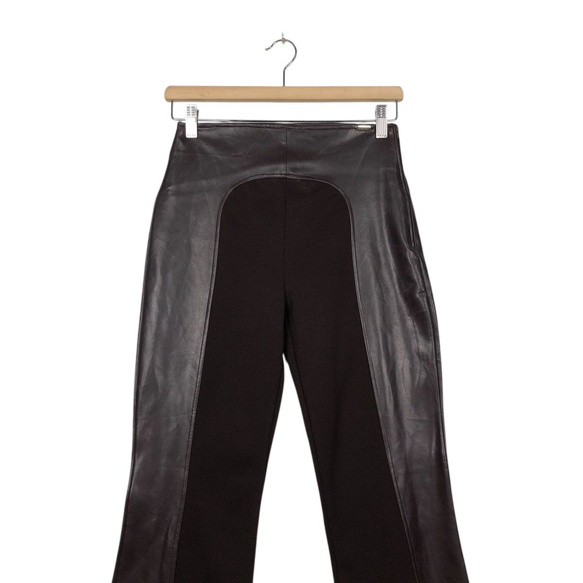 Genuine Leather 📌Vintage Runway Soft Leather Pants Morgan Japan Size US 26 / EU 42 - 5 Thumbnail