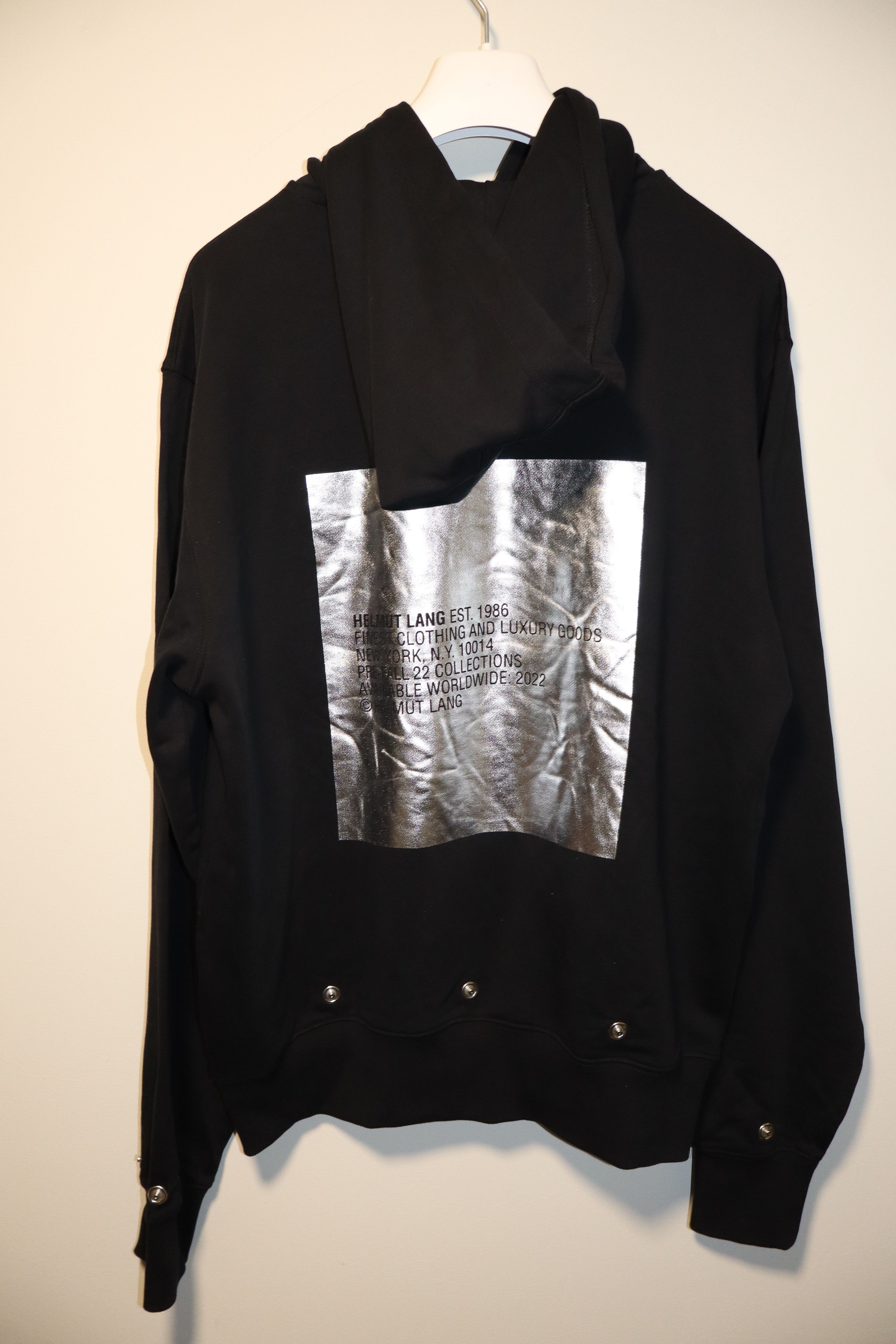 Helmut Lang Logo print hoodie Size US M / EU 48-50 / 2 - 1 Thumbnail