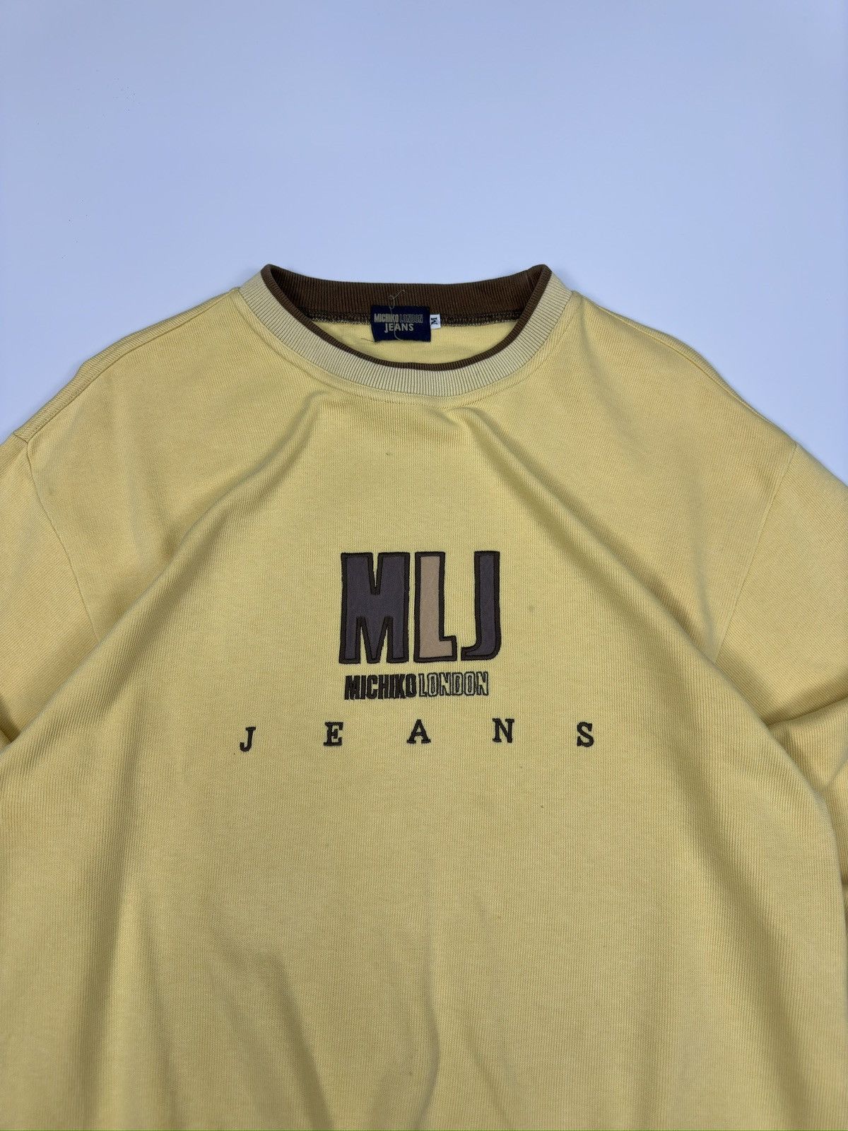 Michiko Koshino London × Vintage Vintage Michiko London Jeans Baggy Crewneck A625 Size US M / EU 48-50 / 2 - 2 Thumbnail
