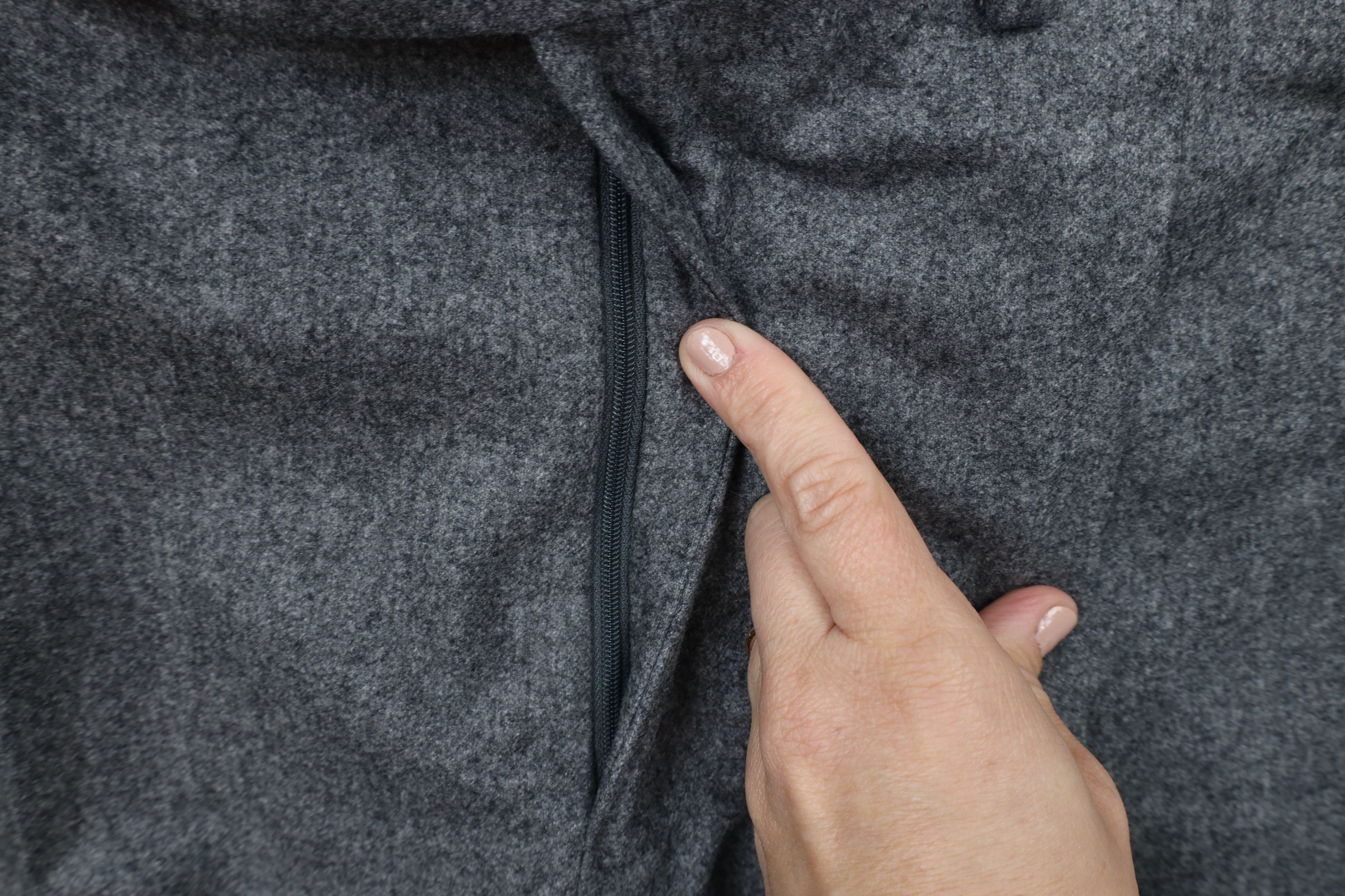 Vintage Vintage 70s Streetwear Cuffed Wool Wide Leg Pants Trousers Size US 36 / EU 52 - 4 Thumbnail