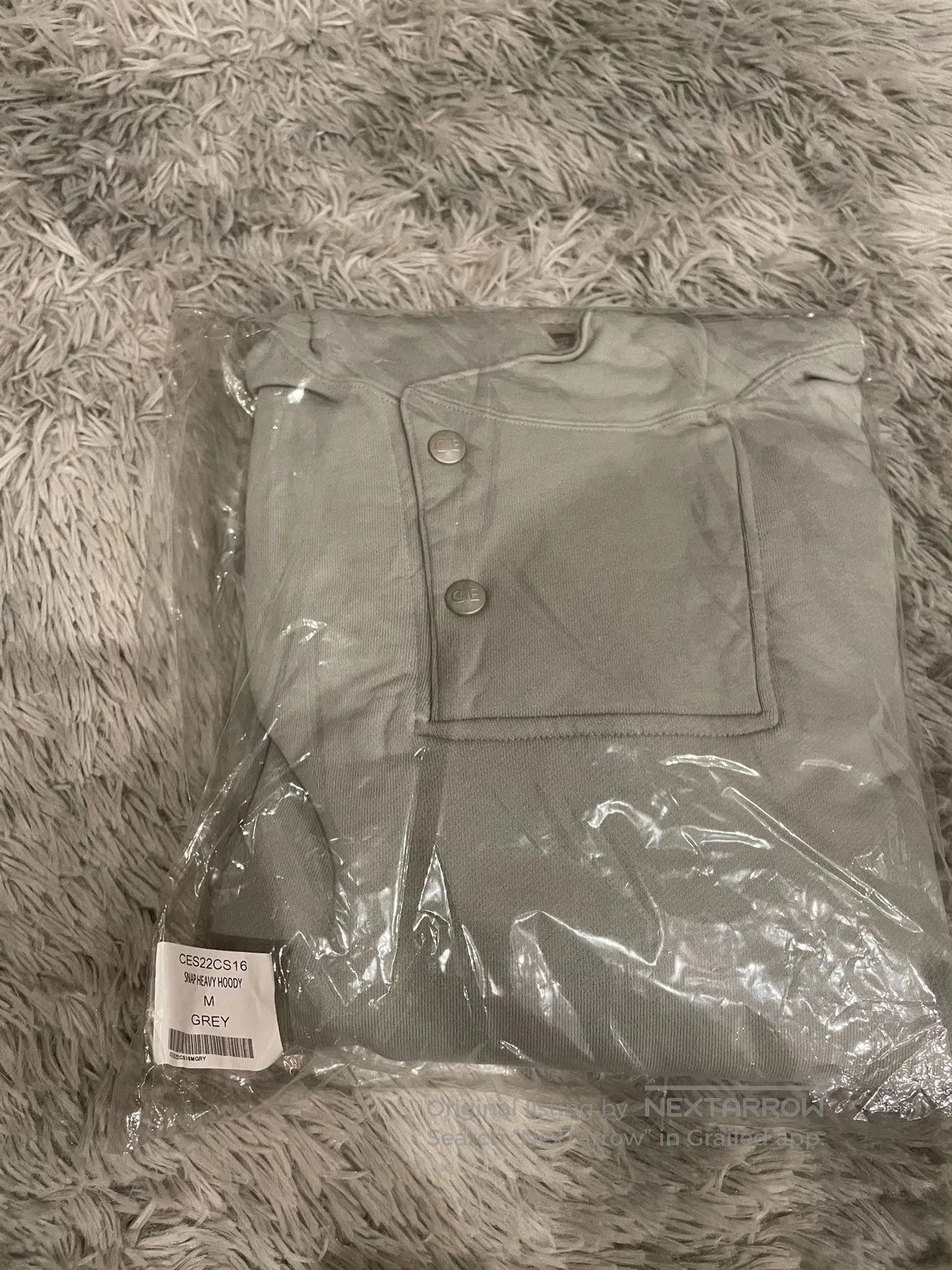 Cav Empt CE/CAVEMPT Henley Collar Color-Block Hoodie. Size US M / EU 48-50 / 2 - 2 Thumbnail