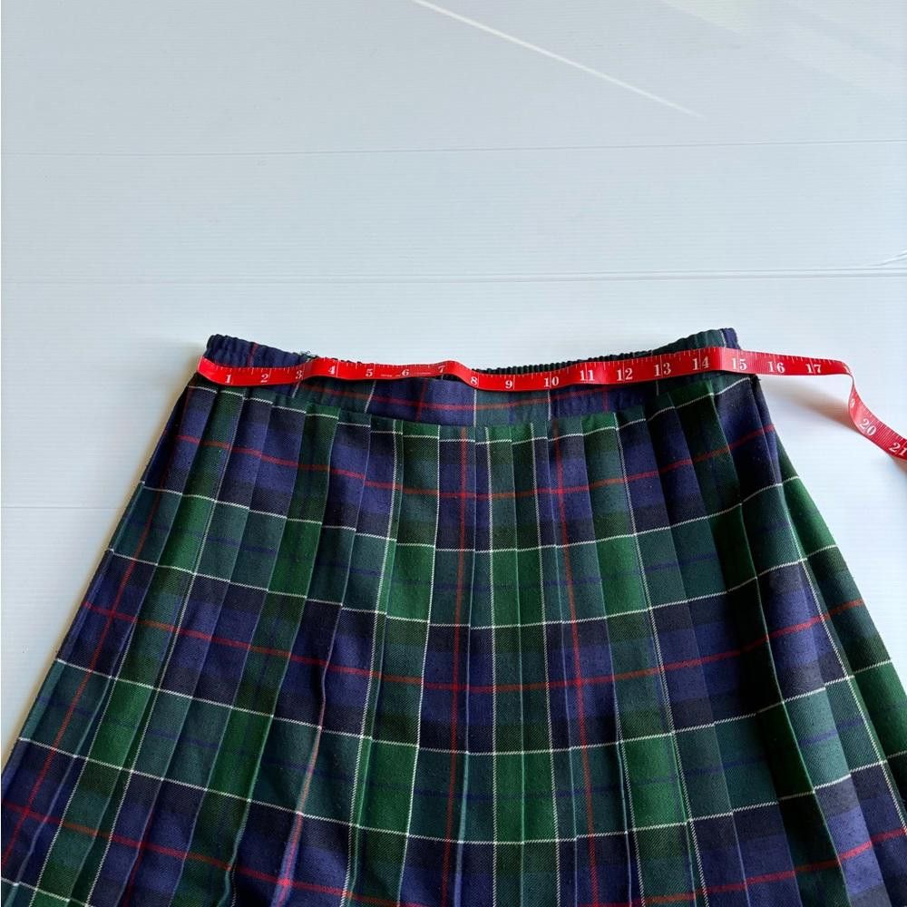 Designer Vintage Pleated Kilt-Style Skirt Size 28" / US 6 / IT 42 - 3 Thumbnail