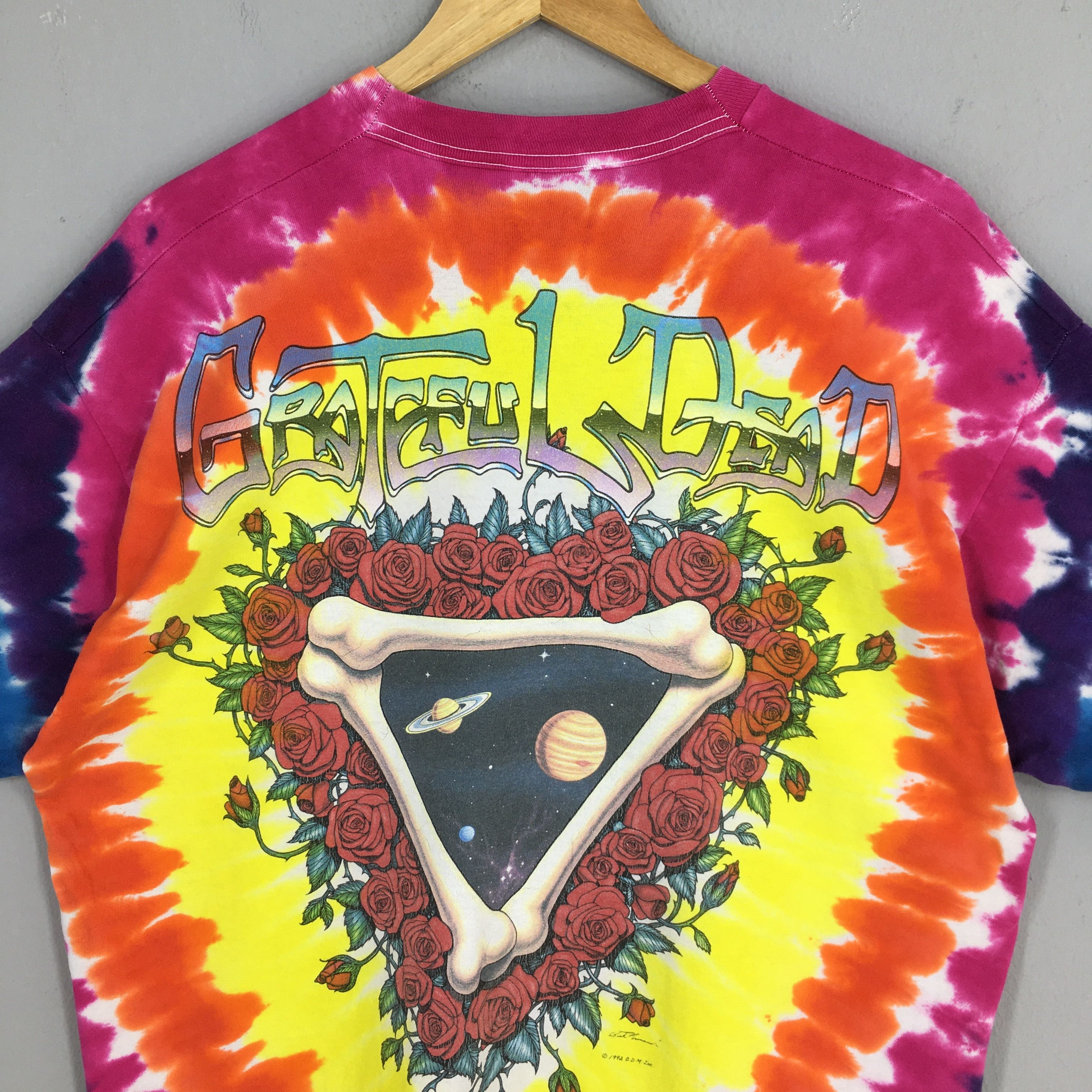 Band Tees Liquid Blue Grateful Dead Rock Tie Dye Tshirt 2XLarge Size US XXL / EU 58 / 5 - 8 Thumbnail