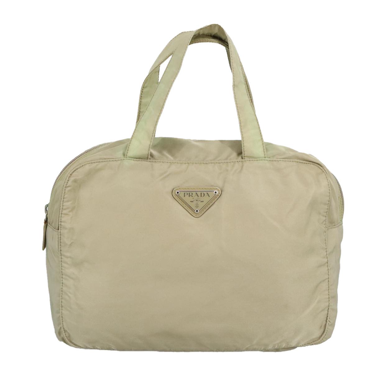 Prada Beige Synthetic Handbag (Pre-Owned) Size ONE SIZE - 1 Thumbnail