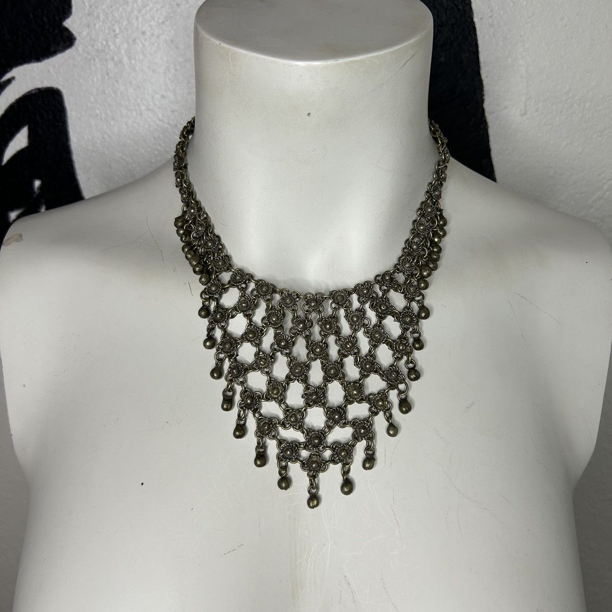 If Six Was Nine × Vintage Tribal Chain Mail Choker Size ONE SIZE - 1 Thumbnail