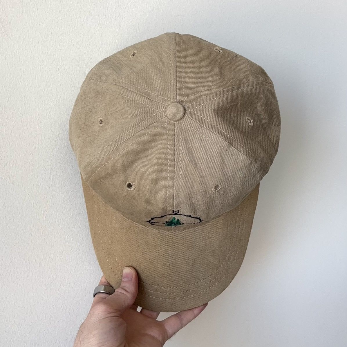 Polo Ralph Lauren Vintage Sportsman Tree Fitted Hat Size M MiUSA Long Bill Size ONE SIZE - 7 Thumbnail