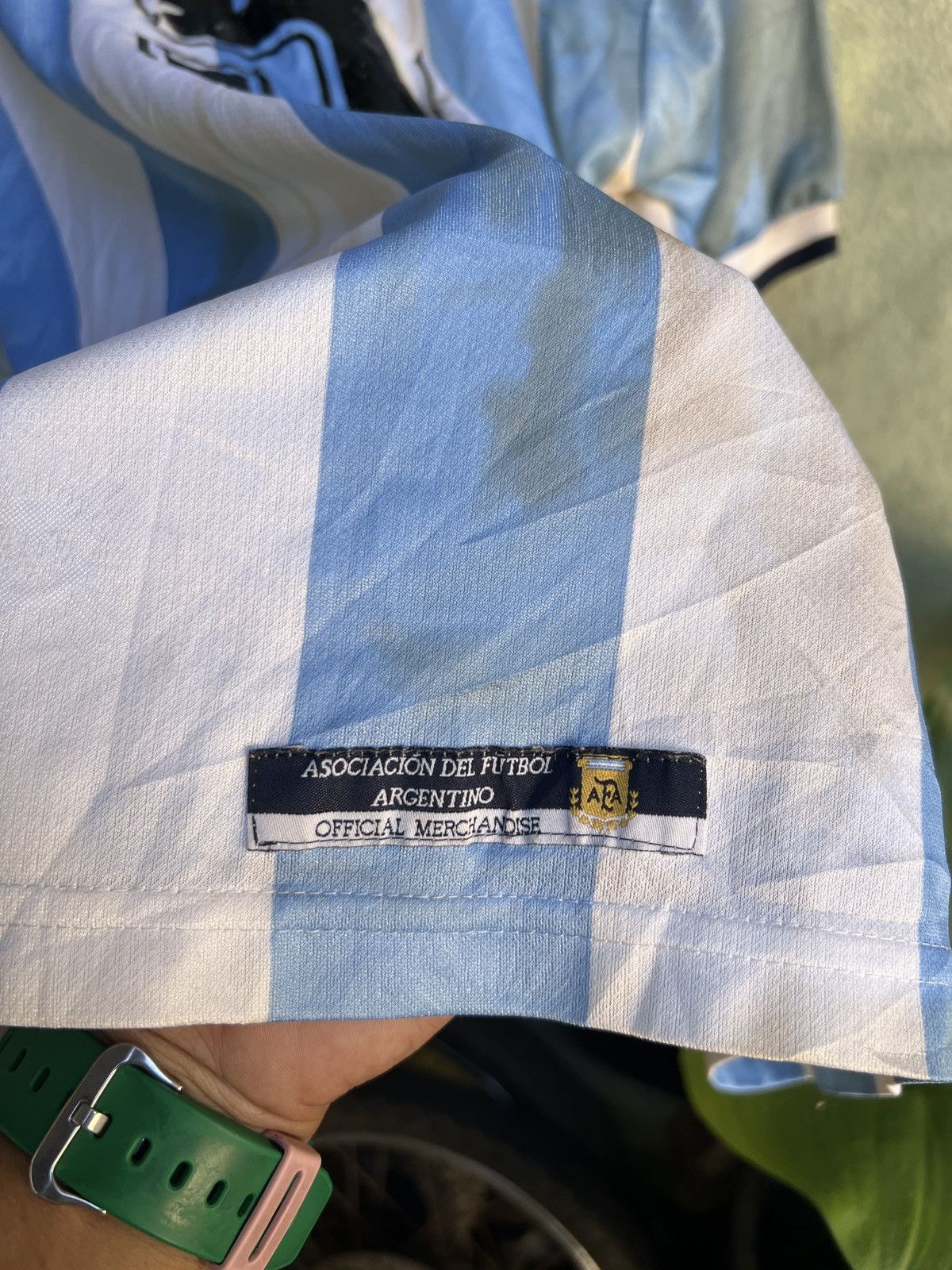 Reebok × Vintage 1999-2000-Rare Argentina Home Jersey Size US L / EU 52-54 / 3 - 6 Thumbnail