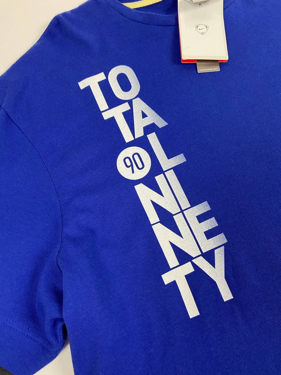 Nike Nike Total 90 T Shirt XXL Blue Black Tee Y2K NWT Rare Size US XXL / EU 58 / 5 - 2 Thumbnail