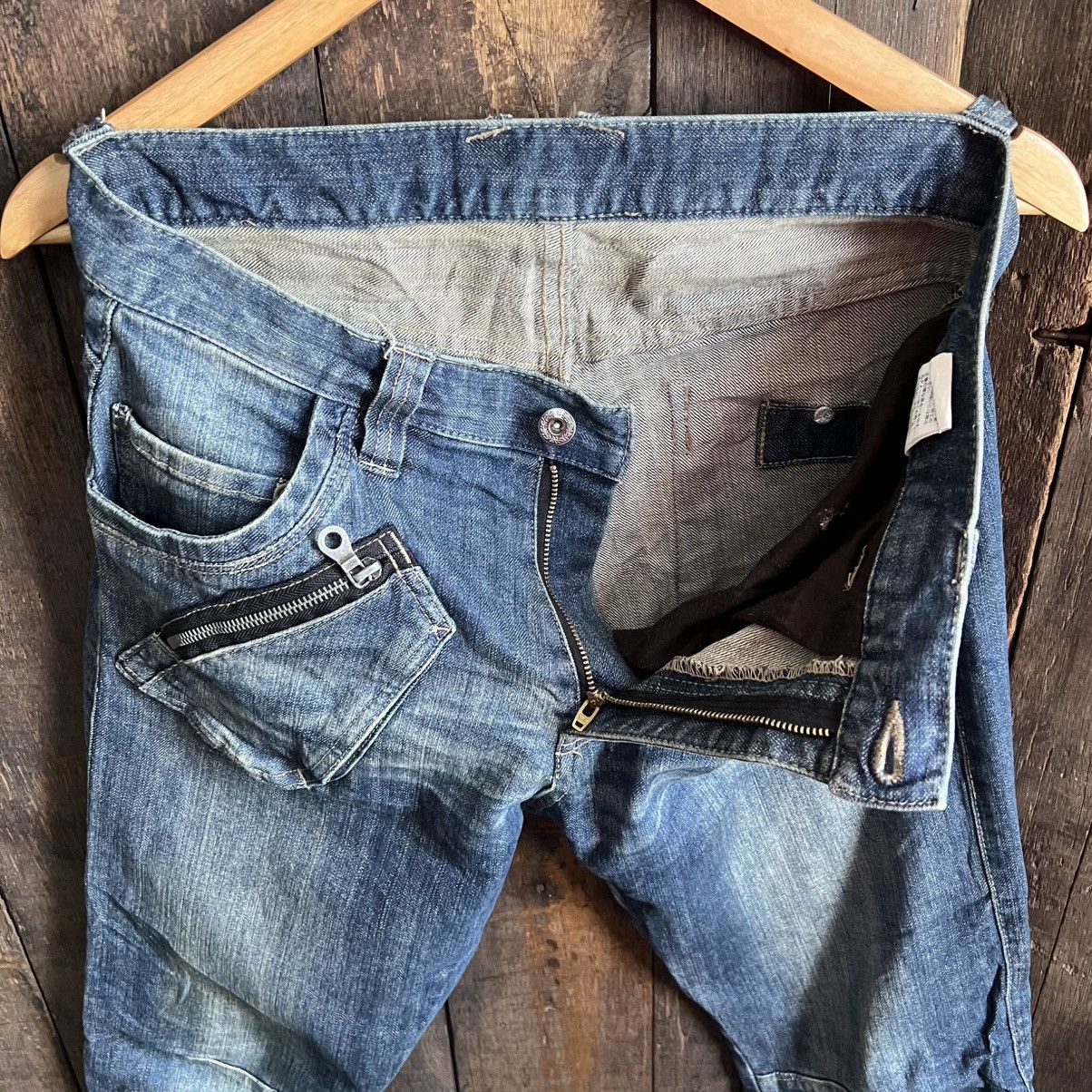 PPFM × Vintage Vintage PPFM Banana Cut Denim Jeans Size US 32 / EU 48 - 3 Thumbnail