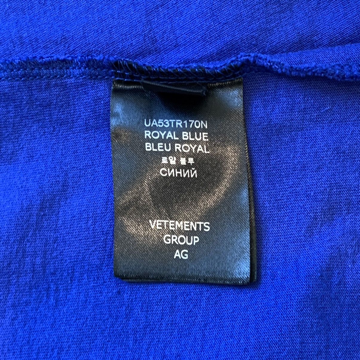 Vetements ss22 vetements blue ‘my name is vetements’ t-shirt Size US L / EU 52-54 / 3 - 10 Thumbnail