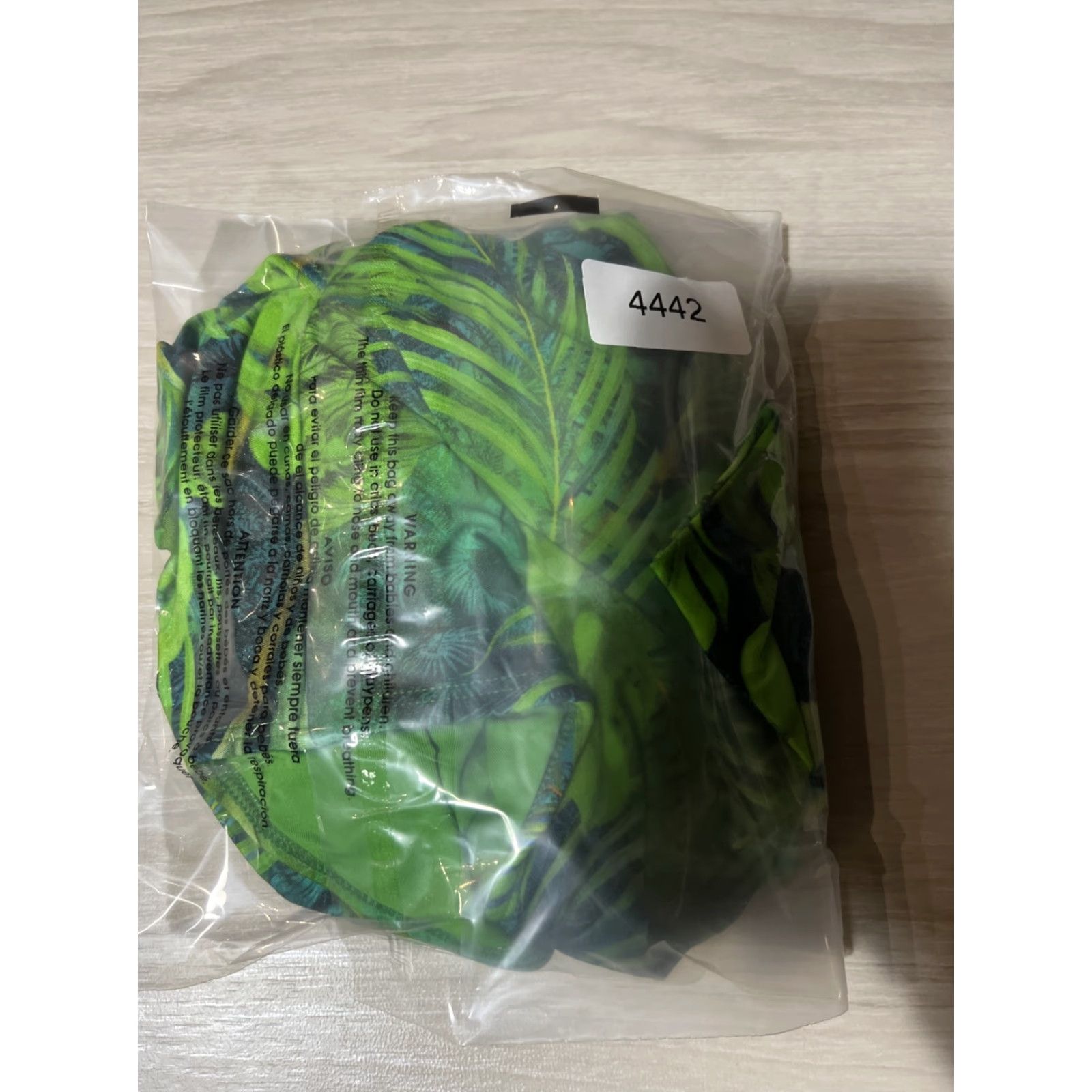 Asos ASOS Womens Swimsuit Floral Size 14 Green One Piece Fashion Designer Women Green Floral Lace Stretch Regular Polyester Elastodiene Size ONE SIZE - 5 Thumbnail