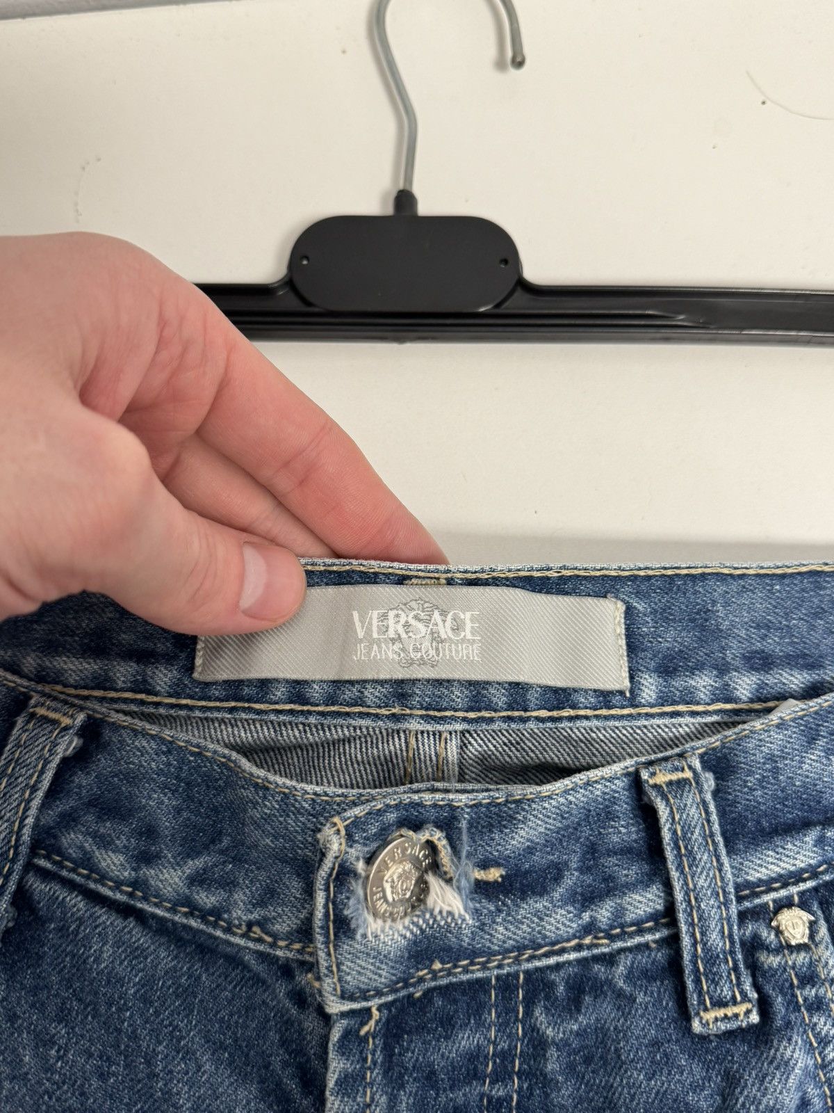 Versace Versace Men’s Blue Denim Jeans W36 EU50 Classic Straight Fit Size US 36 / EU 52 - 18 Thumbnail