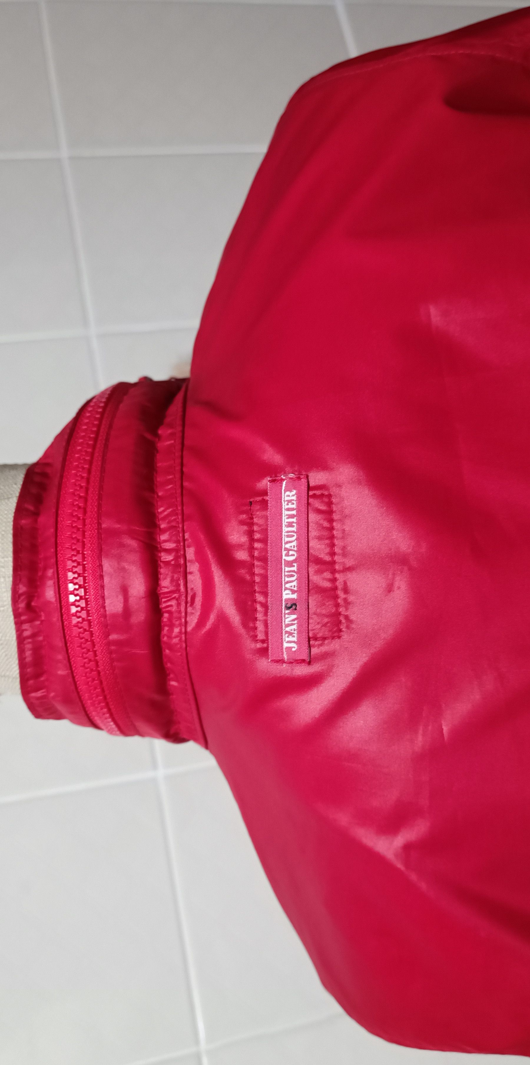 Jean Paul Gaultier Early 2000's - Biker red nylon jacket Size S / US 4 / IT 40 - 17 Thumbnail