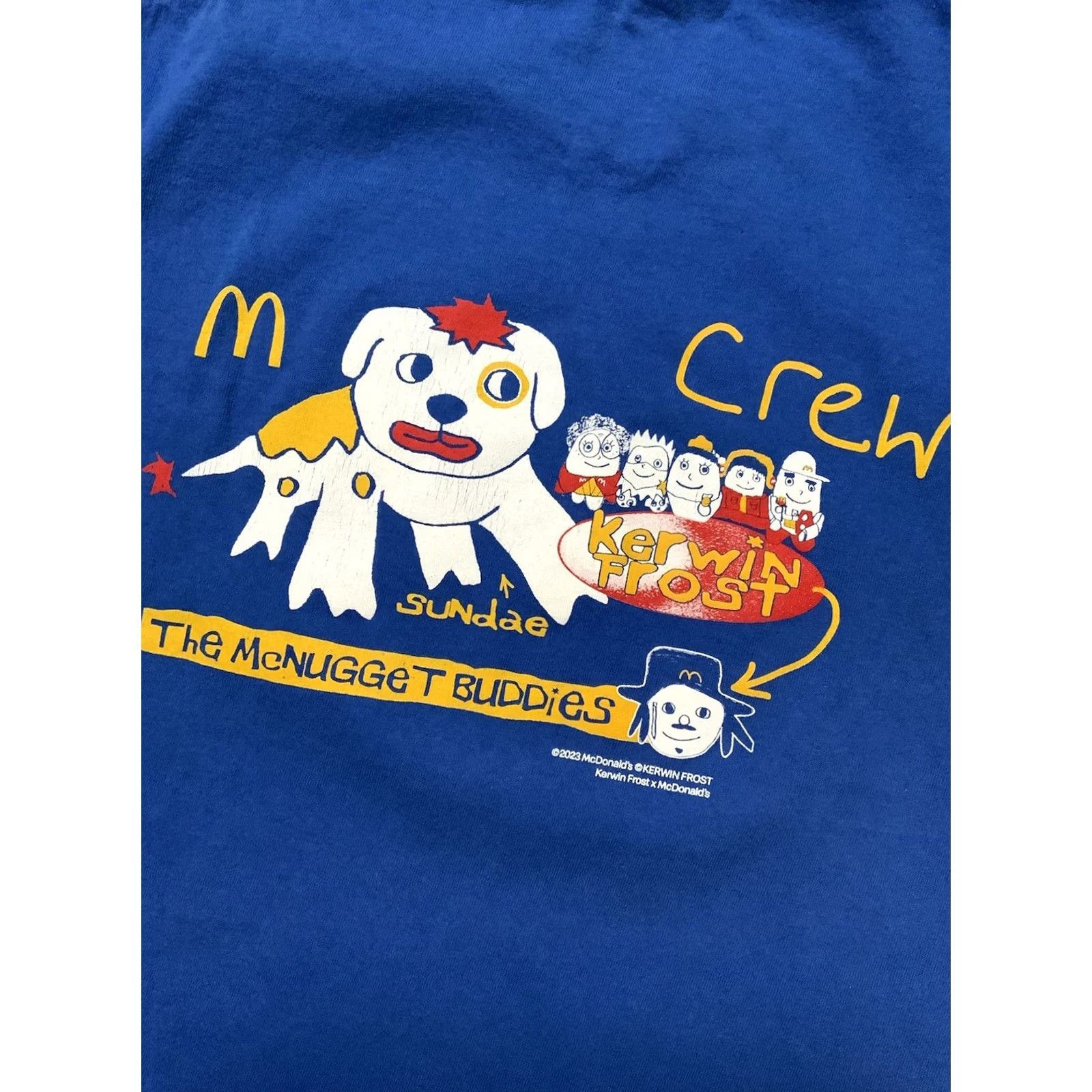 Delta Kerwin Frost X McDonald’s McNugget Buddies Crew Collaboration S/S T-Shirt Sz. M Men Blue Delta Regular Size M Shirt Size US M / EU 48-50 / 2 - 7 Thumbnail