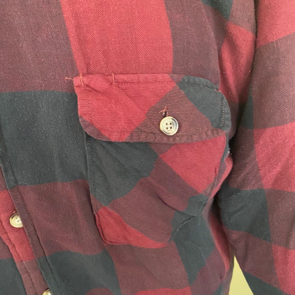 Basic Editions Basic Editions men XL 100% cotton button up midweight coat w Size US XL / EU 56 / 4 - 2 Thumbnail