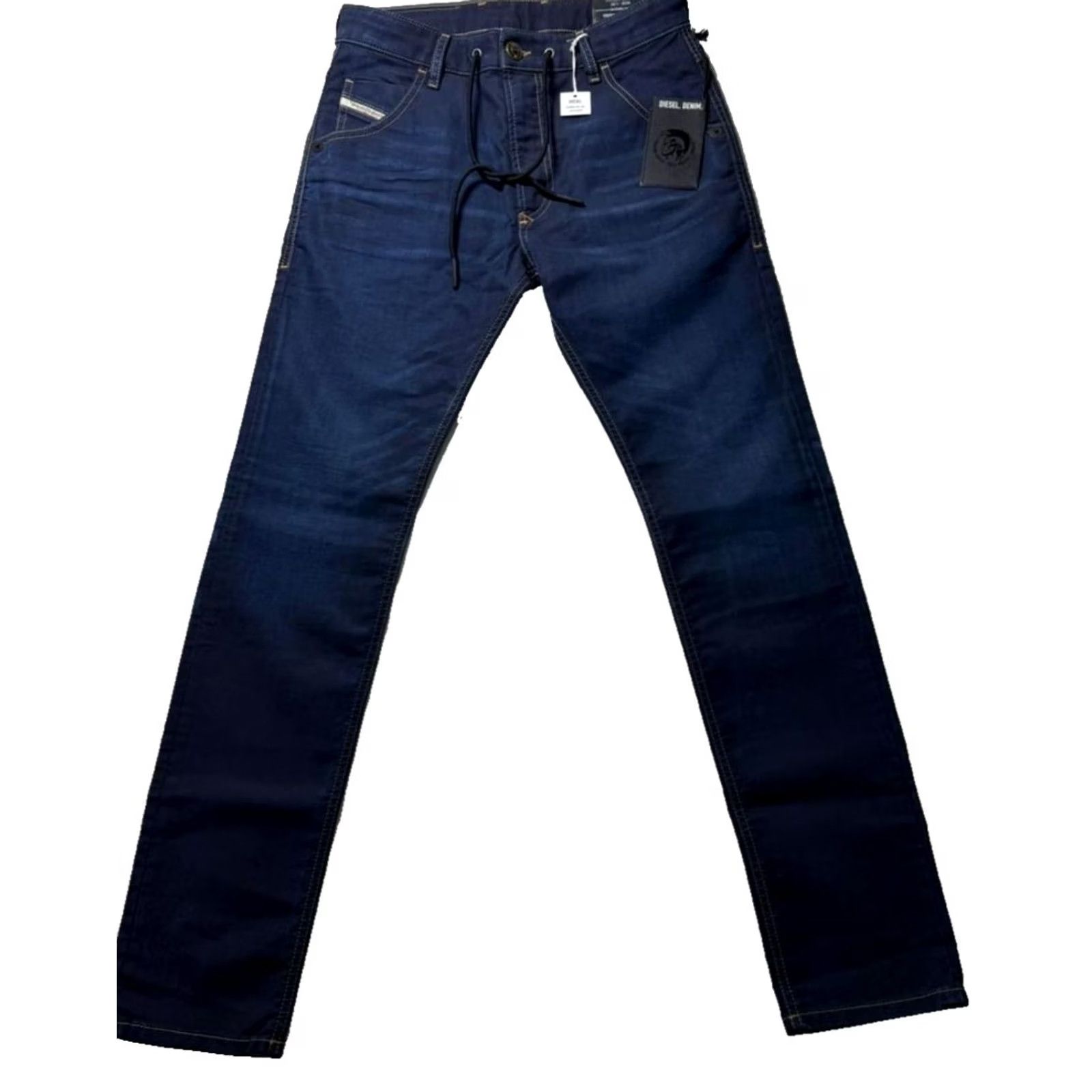 Diesel Diesel Krooley Jogg Jeans Men Blue Tapered Slim Fit Stretch Denim Drawstring 28 in | Jeans | Diesel Krooley | Men Size US 28 / EU 44 - 2 Thumbnail