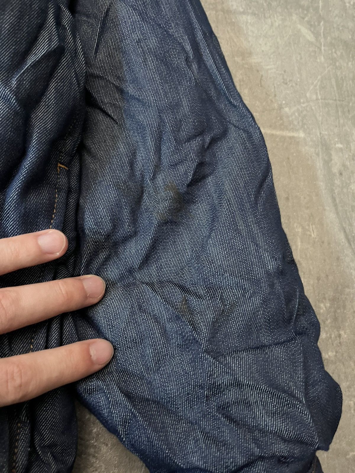Acne Studios Acne Studios Crinkled Denim Sample jacket overshirt Size US S / EU 44-46 / 1 - 6 Thumbnail
