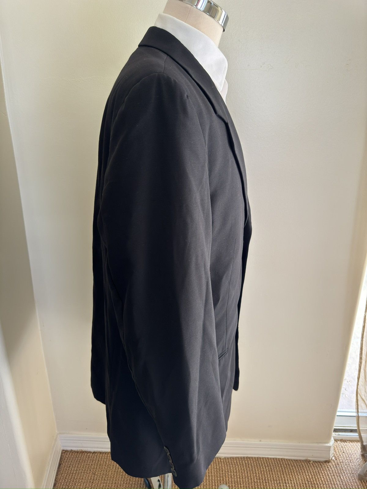 Alexander McQueen ALEXANDER MCQUEEN Made in Italy Textured Wool Jacket 46R Size 46R - 5 Thumbnail