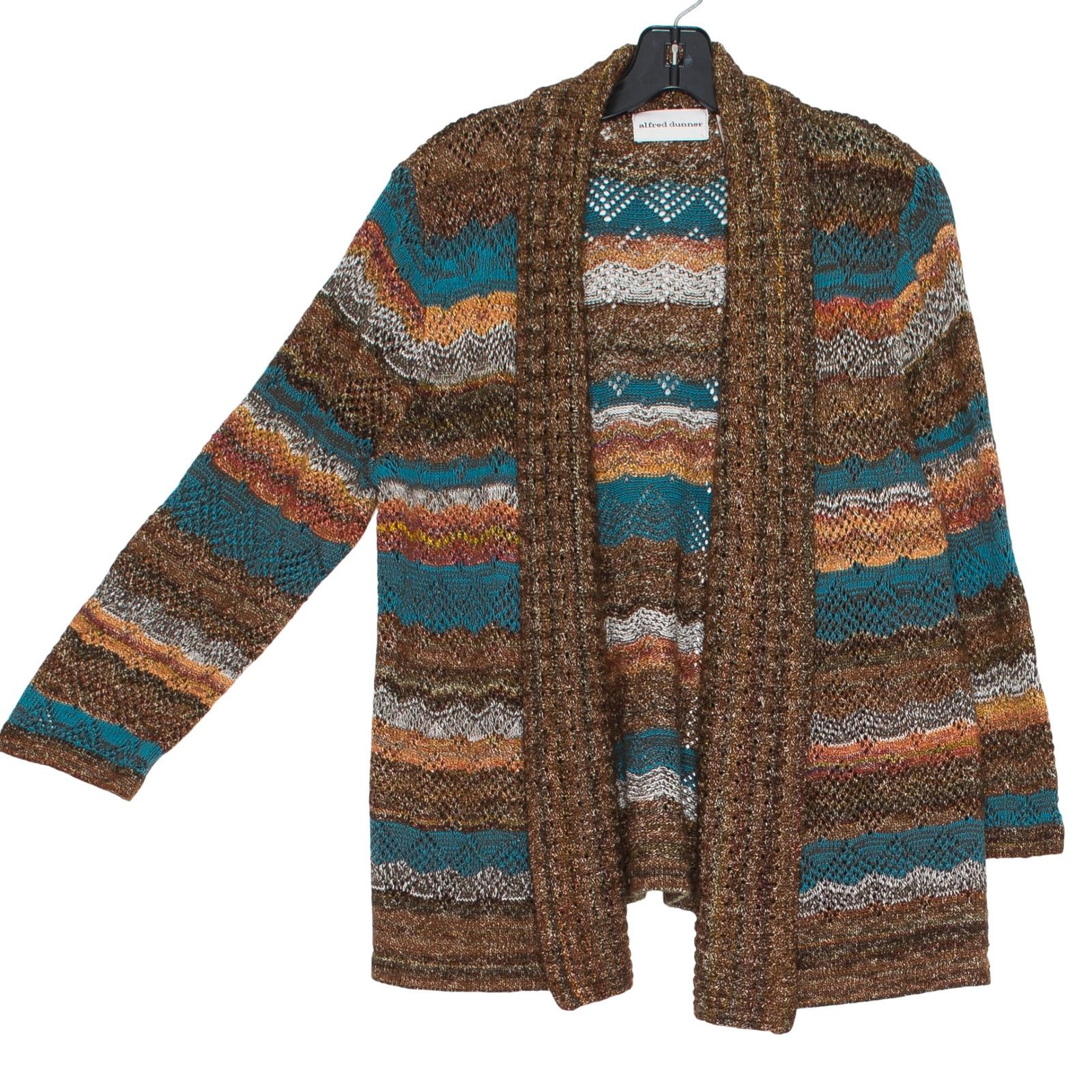 Other Cardigan Sweater Open Front Southwestern Boho Stripe Cozy XL Size XL / US 12-14 / IT 48-50 - 2 Thumbnail