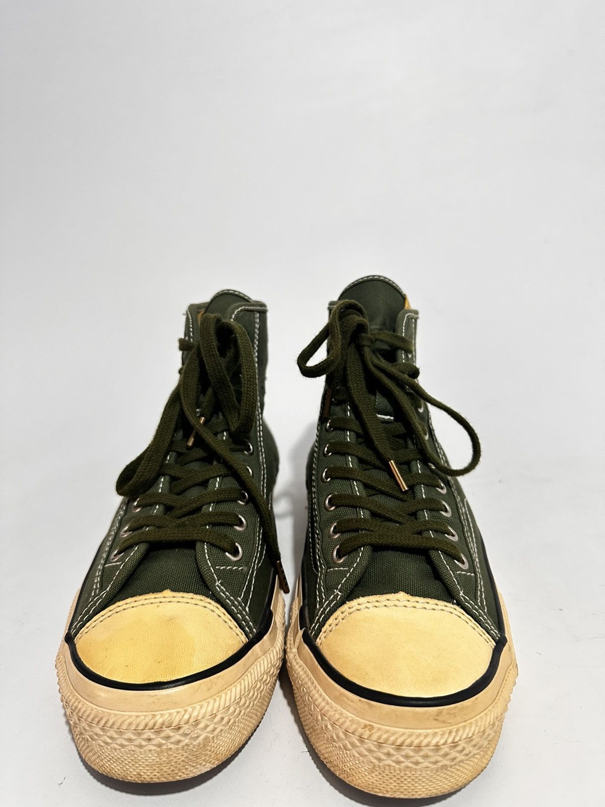 Visvim VISVIM SKAGWAY GREEN HI TOP SNEAKERS . Size US 8 / EU 41 - 4 Thumbnail