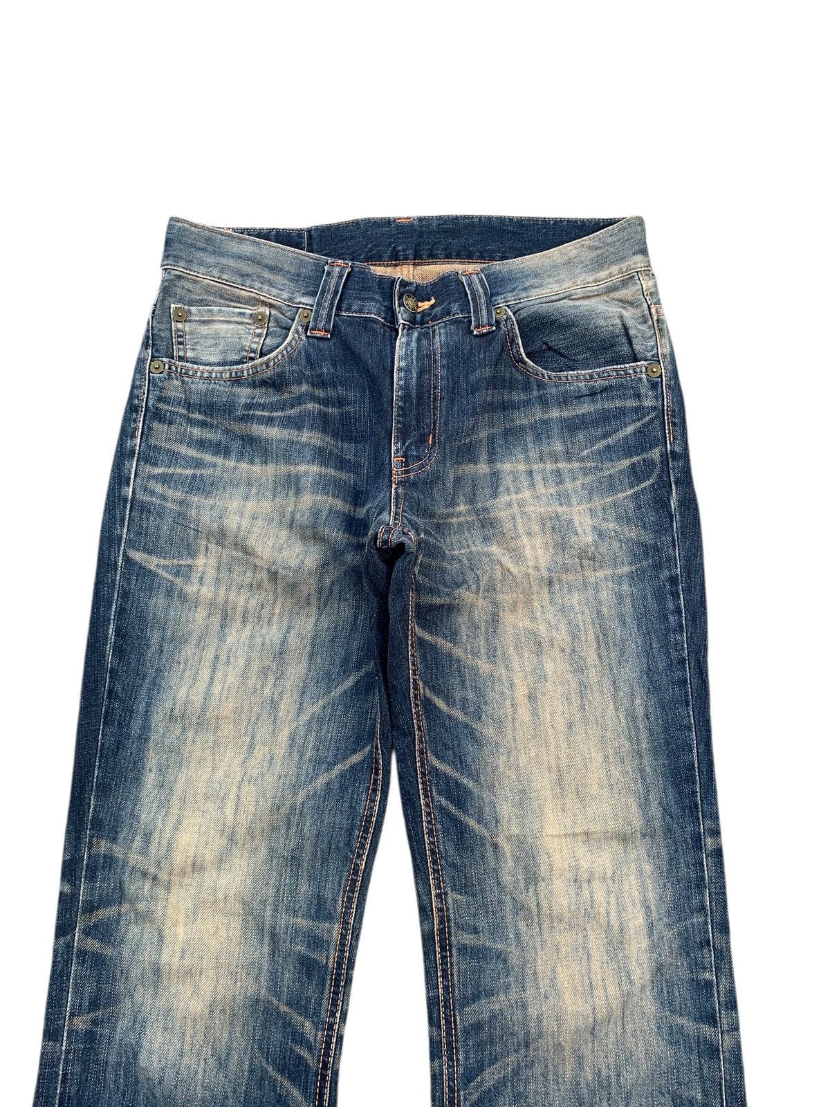 Edwin FLARE VINTAGE EDWIN NAVAJO RUSTY JAPANESE DISTRESSED DENIM Size US 34 / EU 50 - 5 Thumbnail