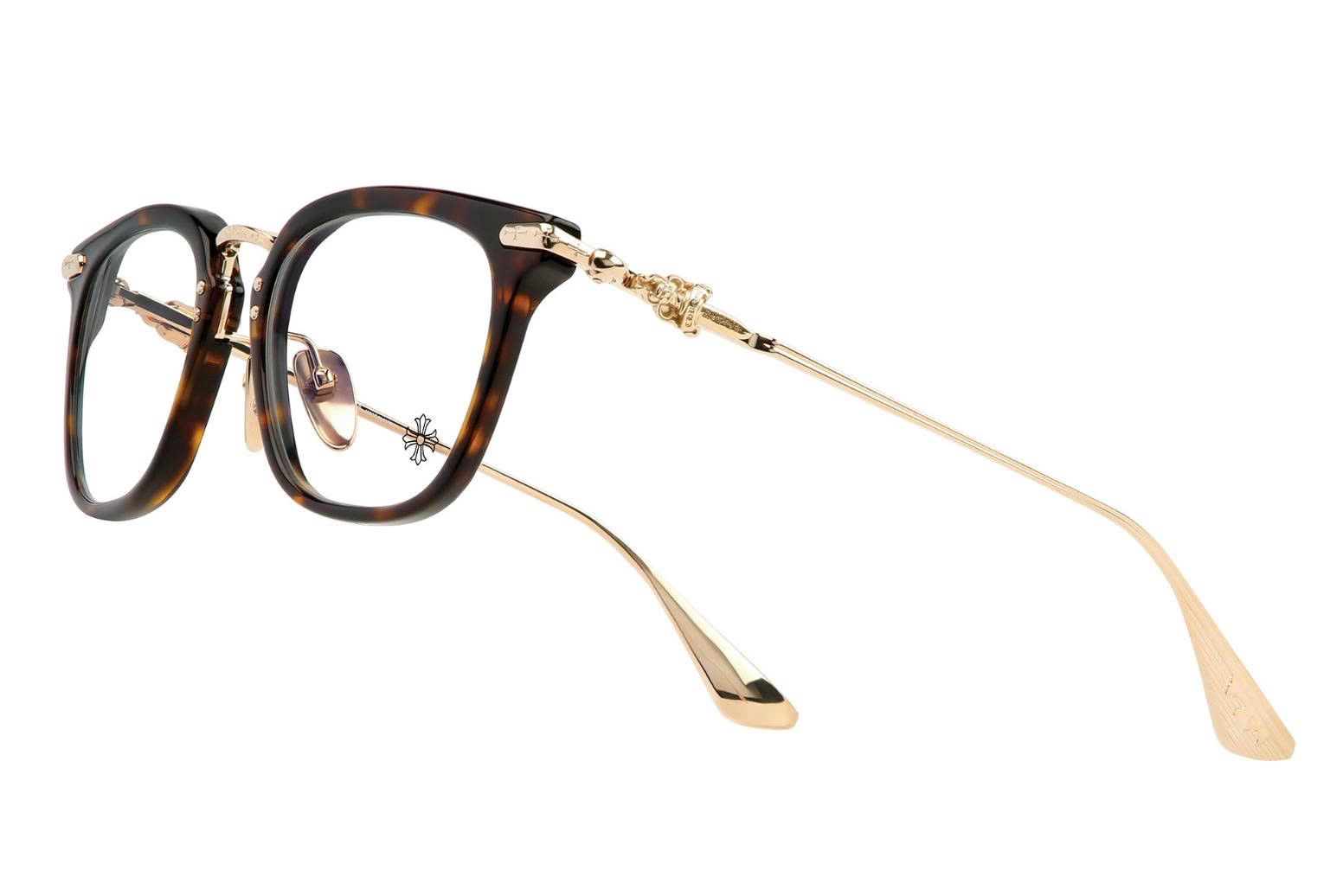 Chrome Hearts CHROME HEARTS OVERPOKED DARK TORTOISE/GOLD PLATED Size ONE SIZE - 8 Thumbnail