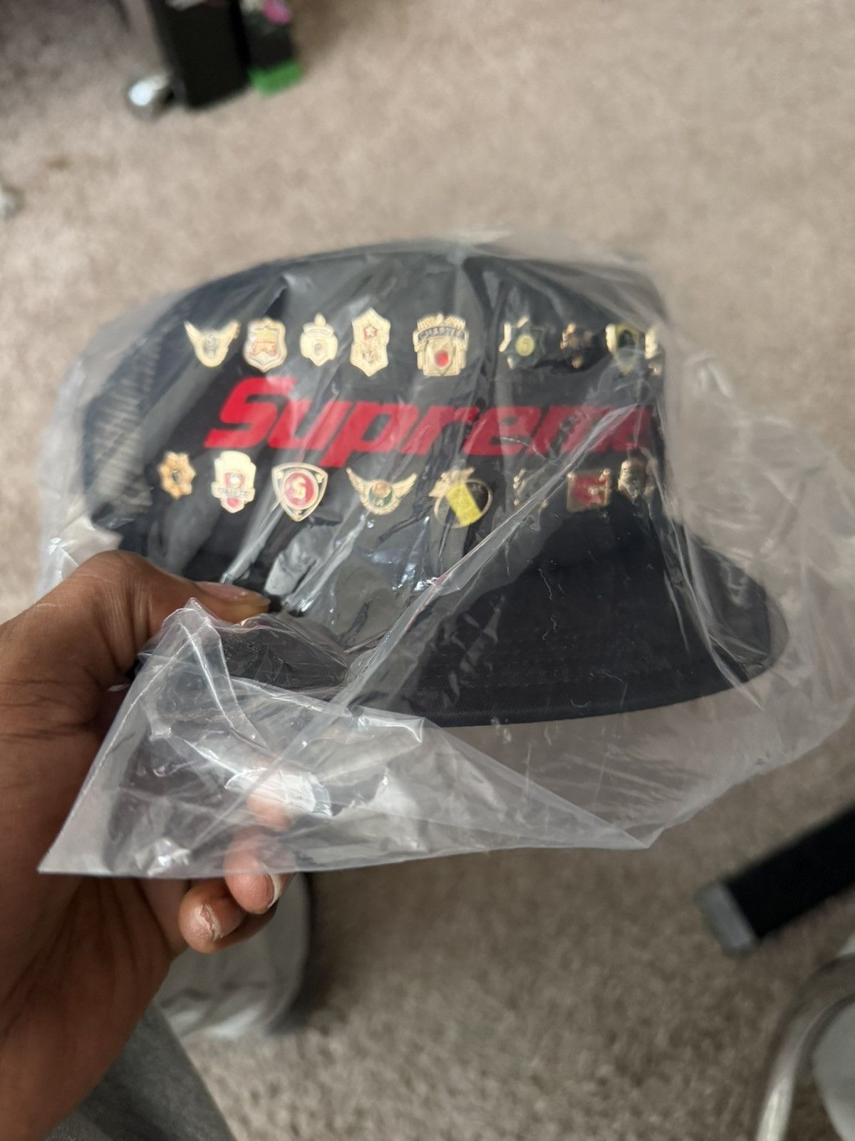 Supreme supreme pins mesh 5 panel Size ONE SIZE - 2 Thumbnail