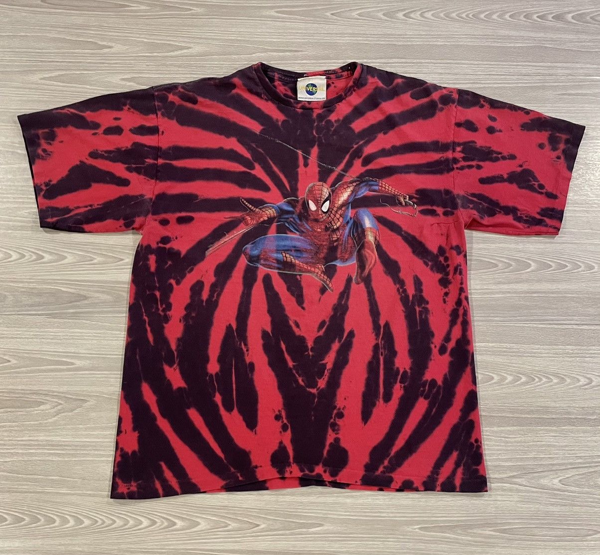 Universal Studios Vintage 2002 Spiderman Shirt Red Tie Dye Men’s Size Large Size US L / EU 52-54 / 3 - 1 Thumbnail