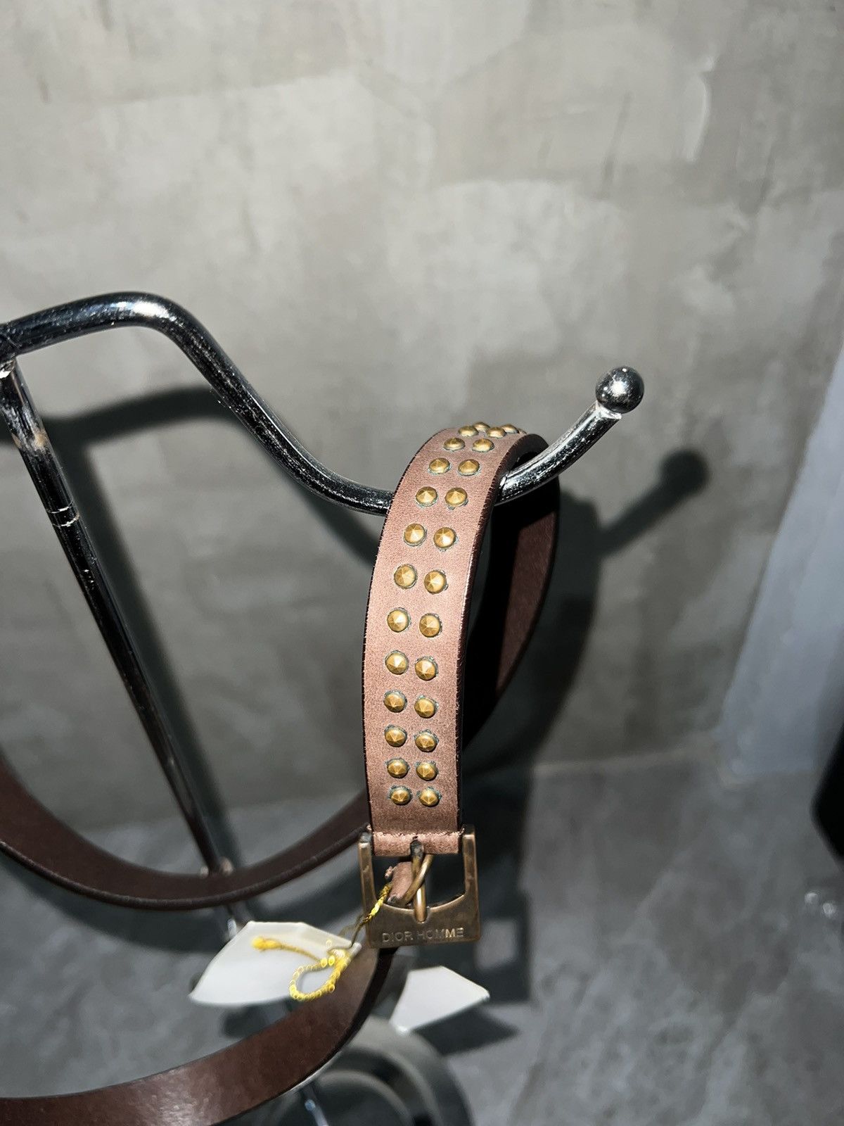 Dior × Hedi Slimane Dior A/W 05 Rivet Studs Belt | Grailed