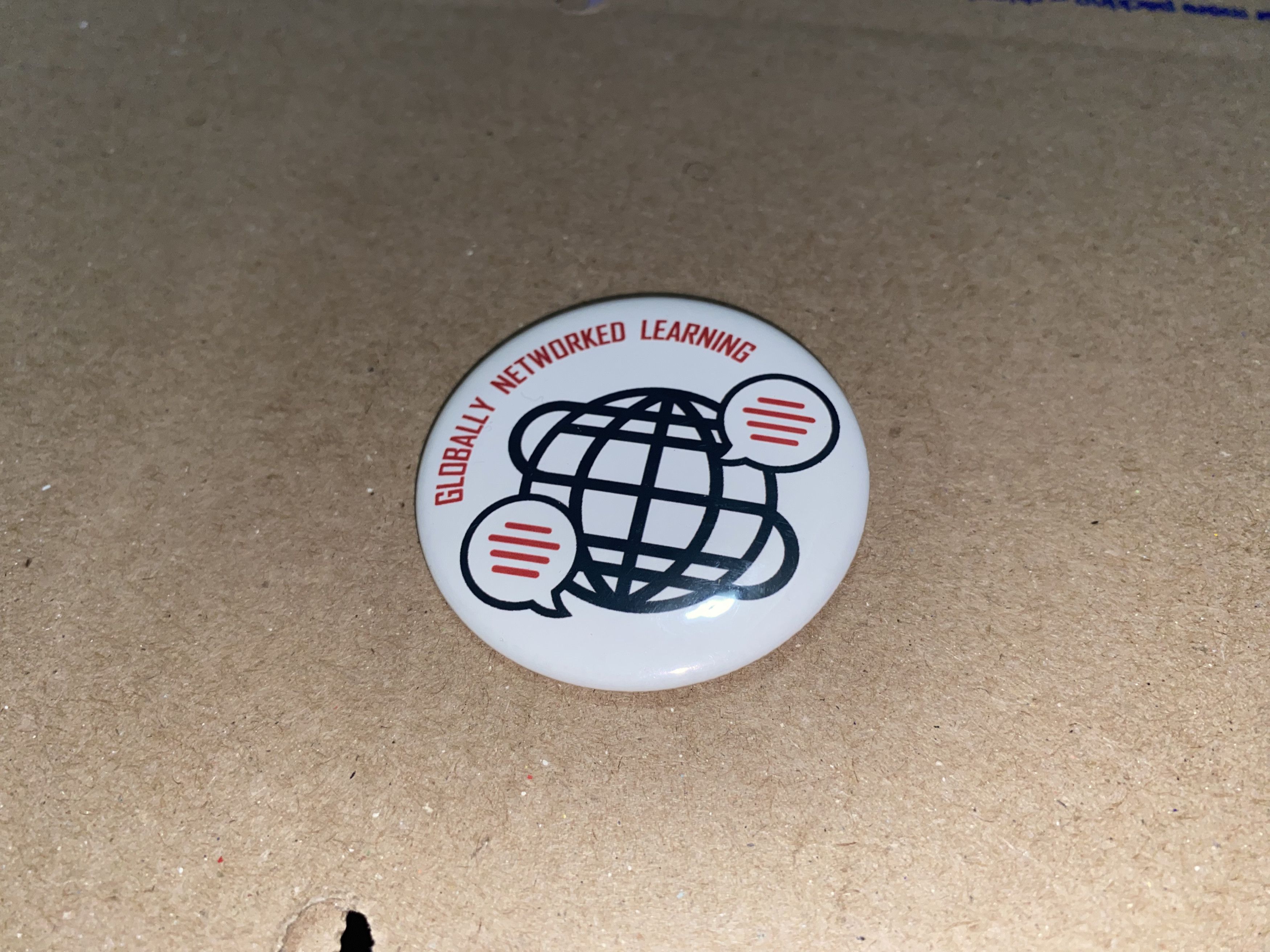 Other Globally Networked Learning Button Pin Lapel Brooch College Size ONE SIZE - 2 Thumbnail