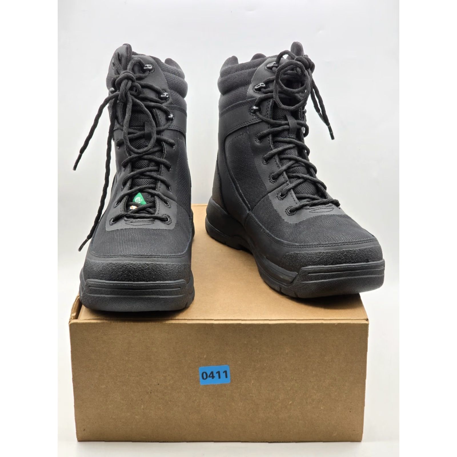Vintage Bogs Shale Boot Black Mens Size 11M GlacialGrip Soft Toe 8" NWOB Size US 10 / EU 43 - 2 Thumbnail