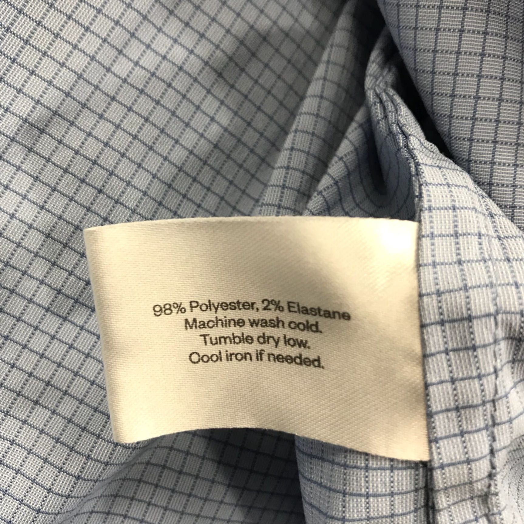 Vintage MINISTRY OF SUPPLY Shirt Mens Large Blue Check Preppy Work Casual Button Collar Size US L / EU 52-54 / 3 - 5 Thumbnail