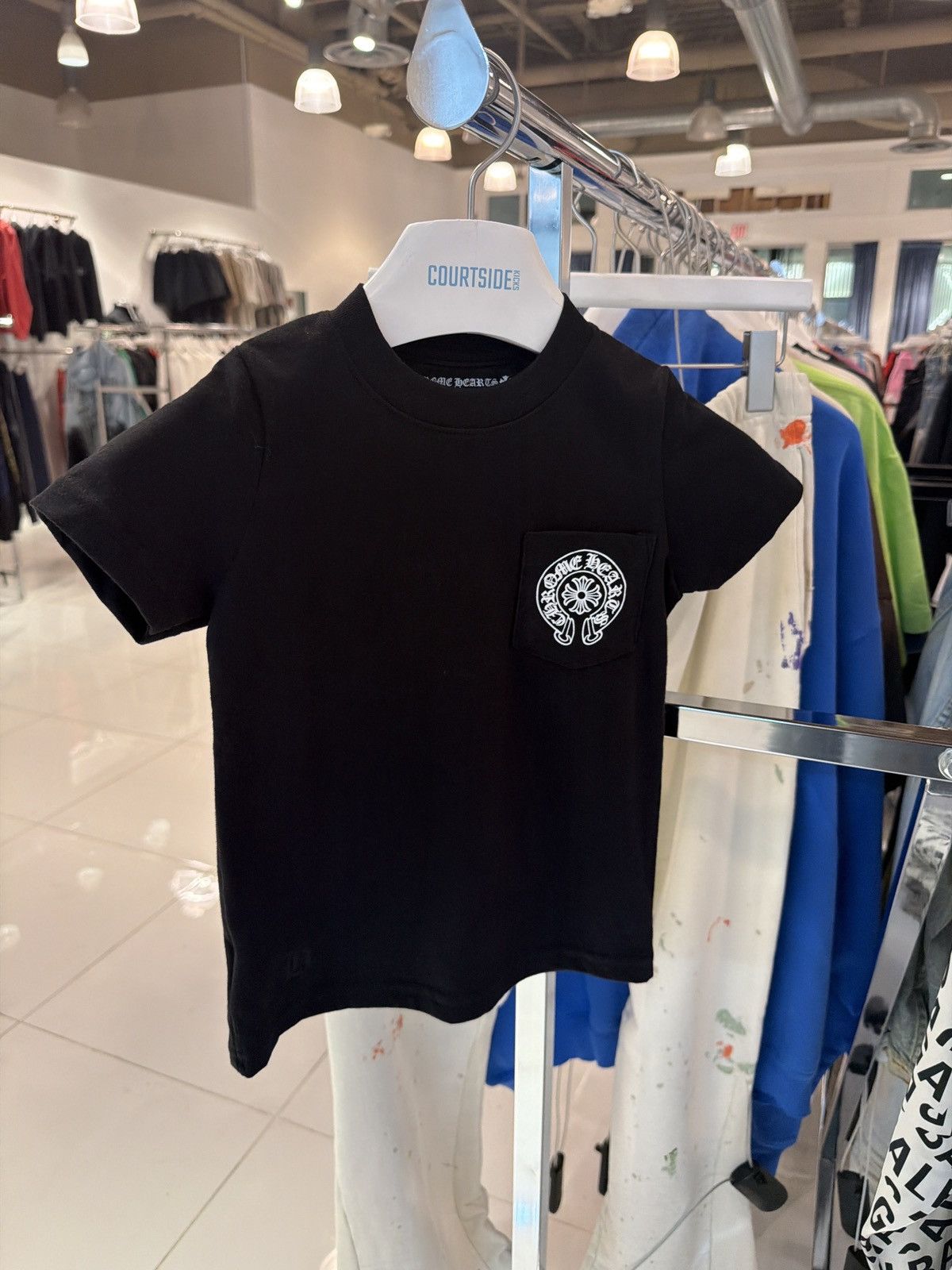 Chrome Hearts Chrome Hearts KIDS NYC Horseshoe Black Tee Size ONE SIZE - 1 Thumbnail