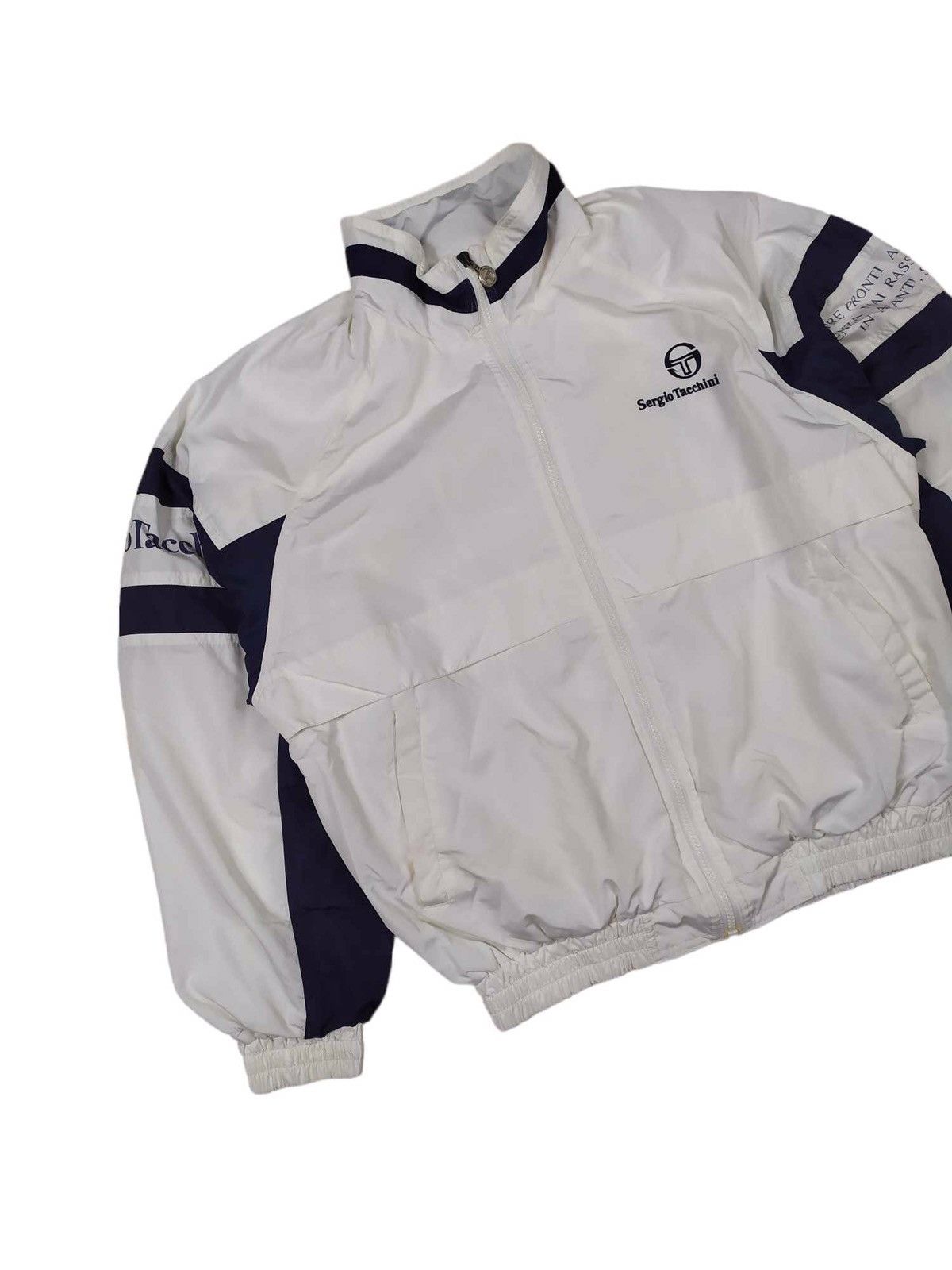 Sergio Tacchini VINTAGE 🔥 Sergio Tacchini Nylon Big Logo Spell Out Jacket Size US L / EU 52-54 / 3 - 3 Thumbnail