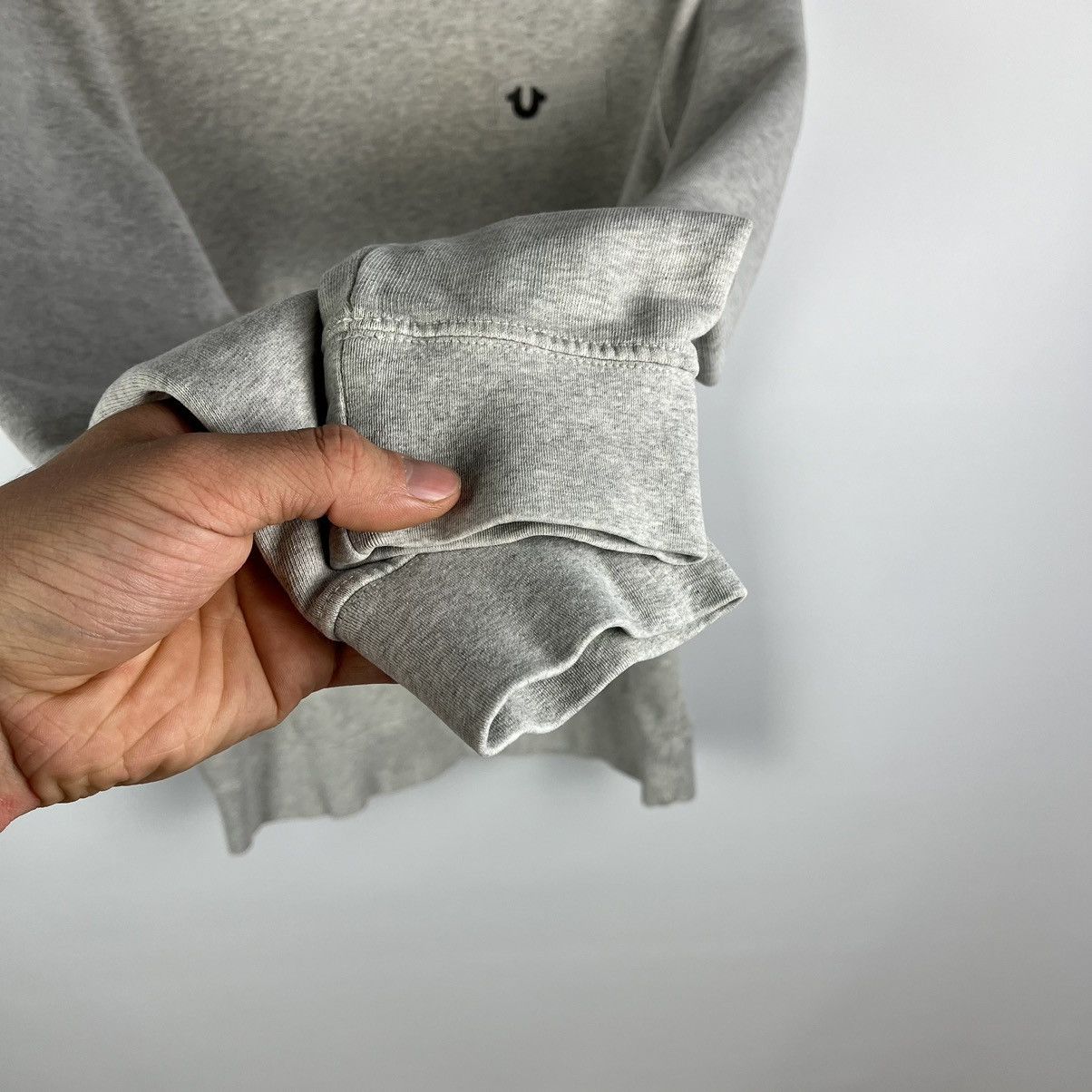 True Religion Hype Y2K True Religion Sweatshirt Gray Crewneck Logo Size S Size US S / EU 44-46 / 1 - 6 Thumbnail
