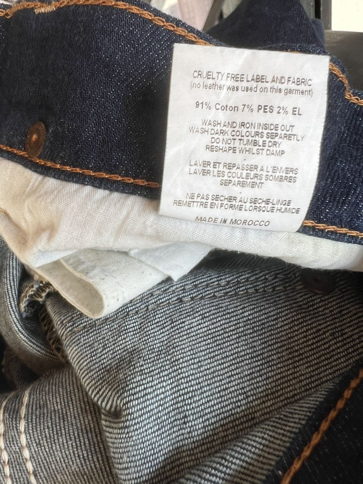 April 77 April 77 Joey New Overdrive Raw Stretch Denim Jeans Size US 30 / EU 46 - 22 Thumbnail