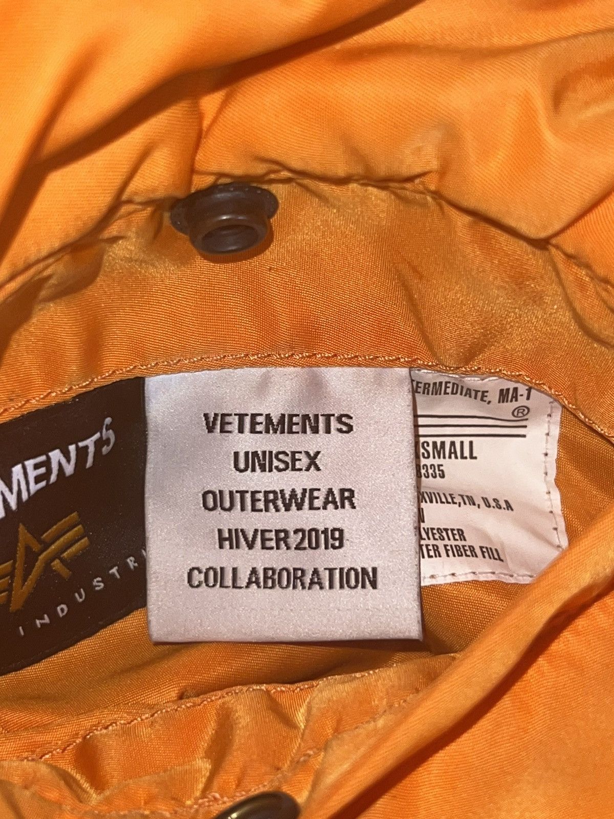 Alpha Industries × Vetements Vetements Alpha Industries AW19 Tribal Bomber Jacket Size US XS / EU 42 / 0 - 8 Thumbnail