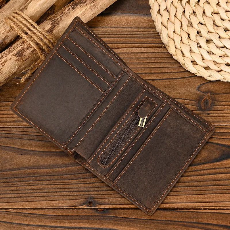 Leather × Vintage Leather Luxury Wallet Size ONE SIZE - 1 Thumbnail