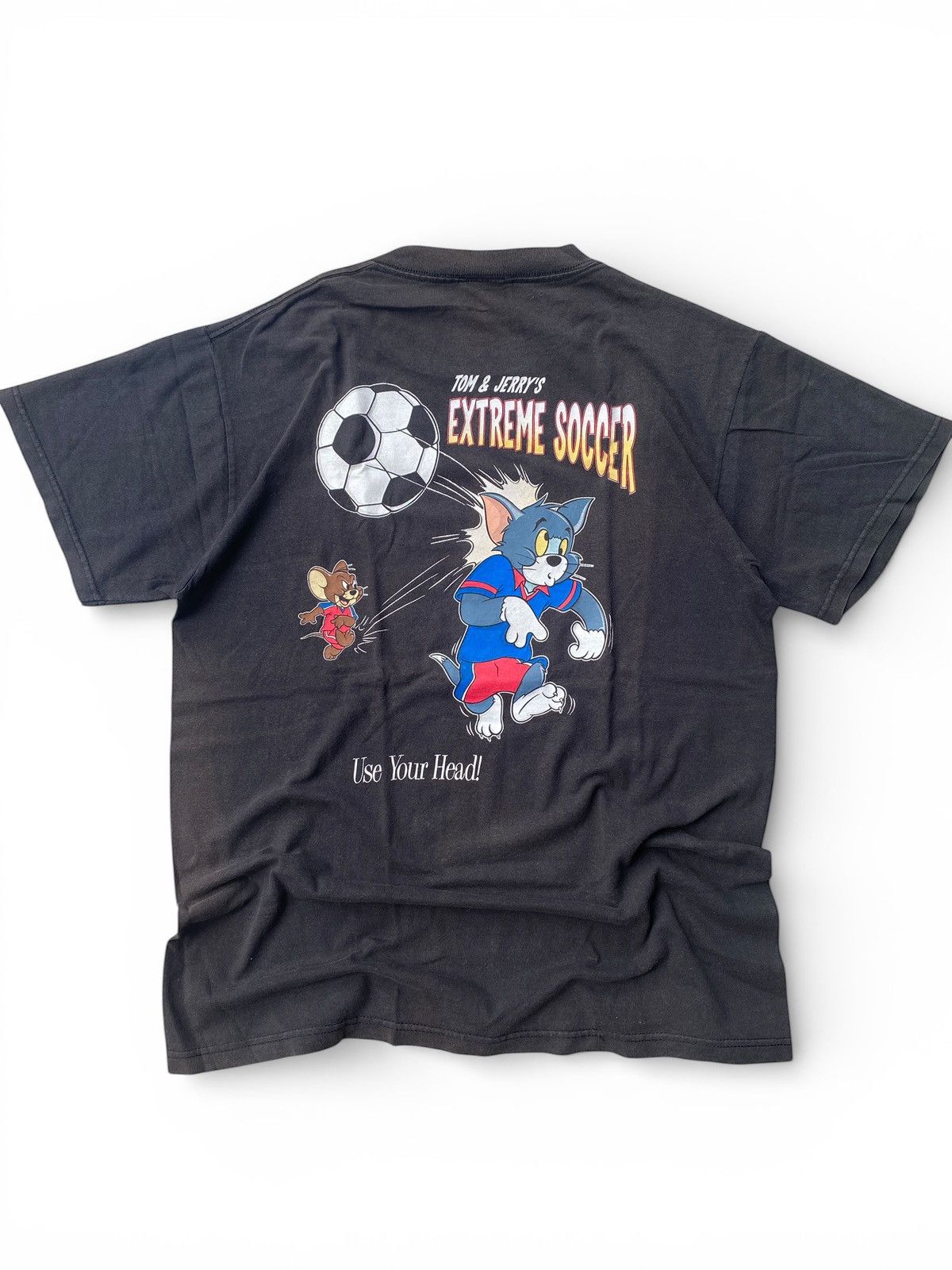 Warner Bros Vintage Tom & Jerry Extreme Soccer Warner Bros Graphic Tee Size US L / EU 52-54 / 3 - 1 Thumbnail
