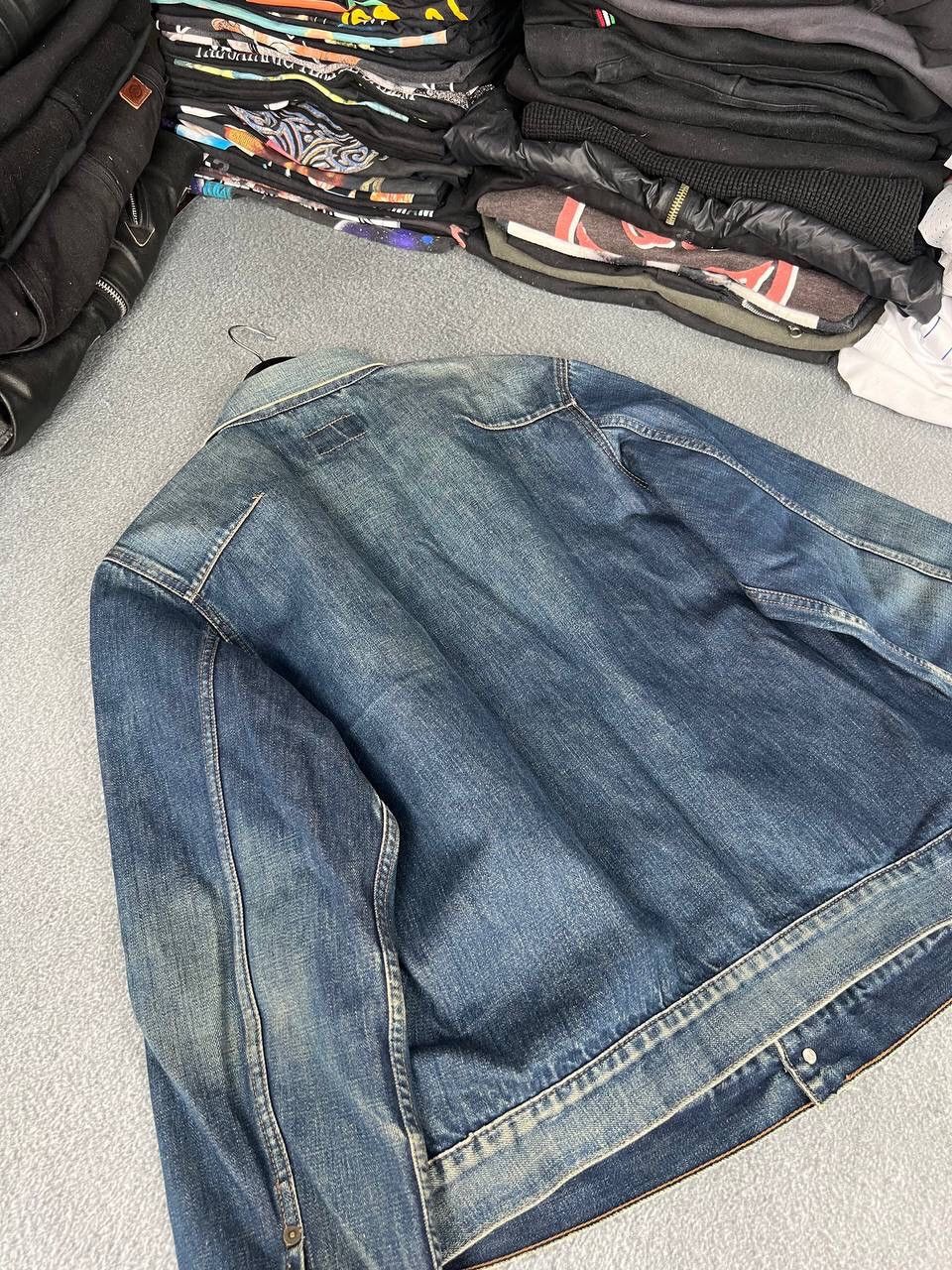 Levi's Levis Early 90s Vintage Heavy Denim Button Jacket Size US L / EU 52-54 / 3 - 6 Thumbnail