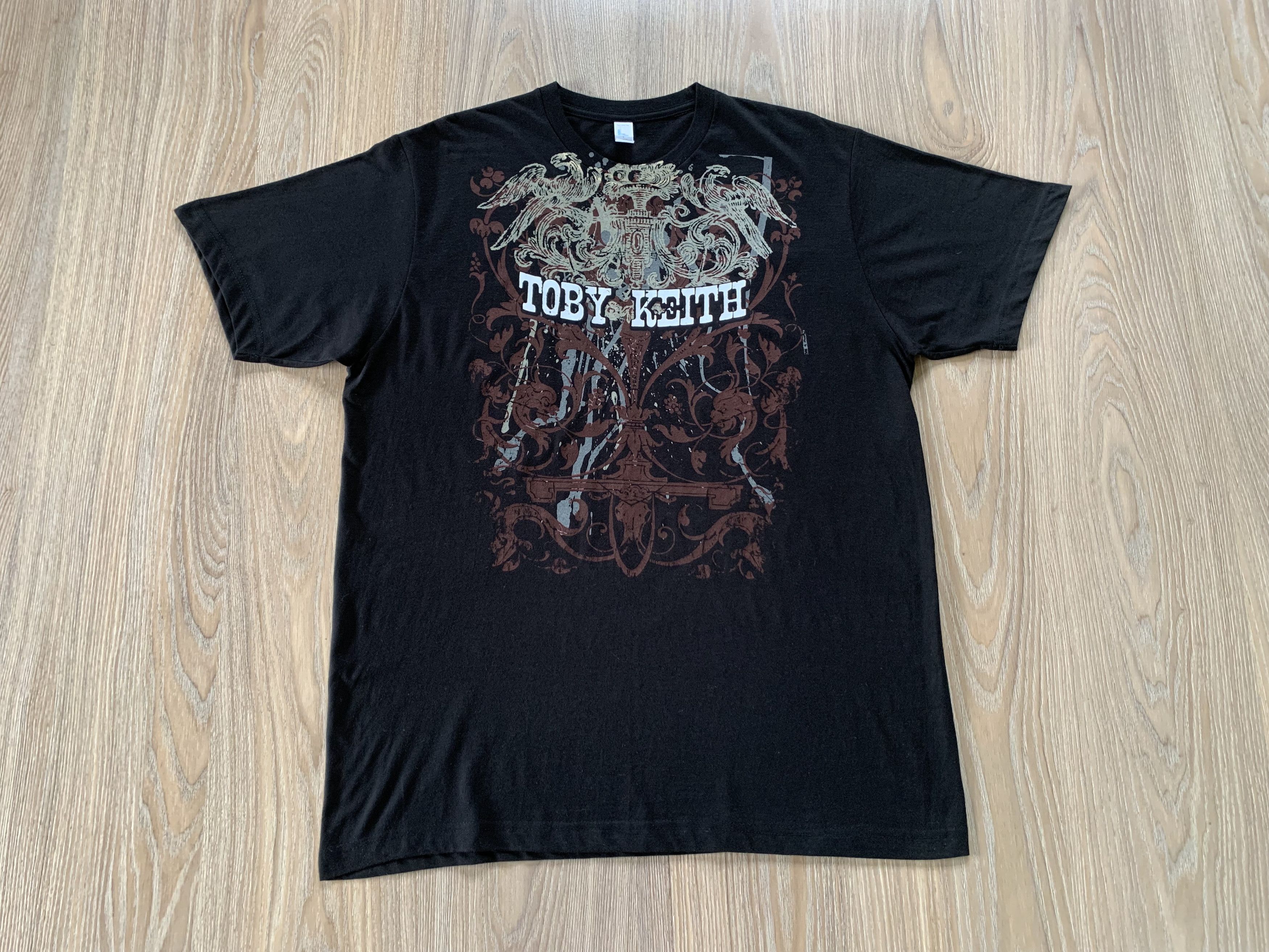Band Tees Toby Keith Toughest Tour 2009 Cotton T Shirt Size US L / EU 52-54 / 3 - 2 Thumbnail