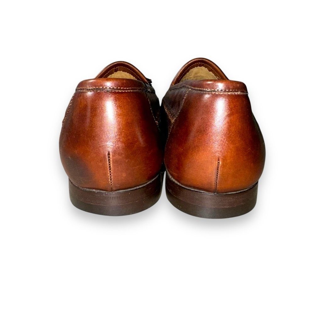 Santoni Santoni Saddle Brown Handmade in Italy Woven Loafers Size 8 Size US 8 / EU 41 - 5 Thumbnail