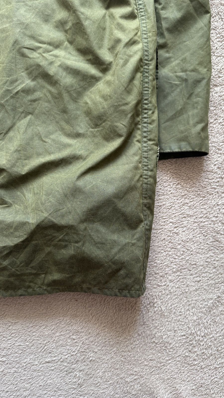 Barbour Vintage Barbour Border Waxed Coat Jacket Made in England Size US S / EU 44-46 / 1 - 8 Thumbnail