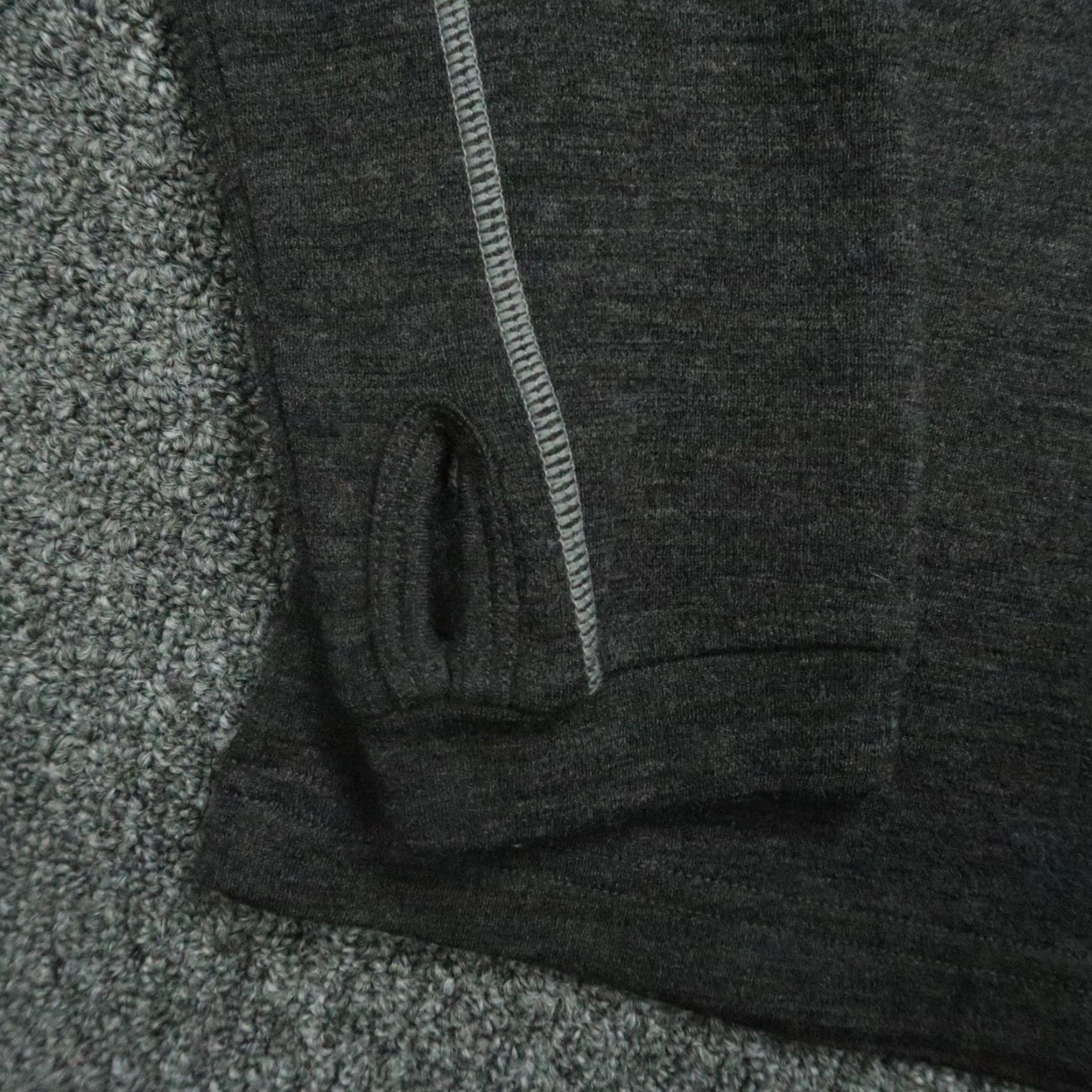 Vintage Kuhl Sweater Men XL Gray Team Merino Wool Quarter Zip Jumper Pullover Size US XL / EU 56 / 4 - 4 Thumbnail