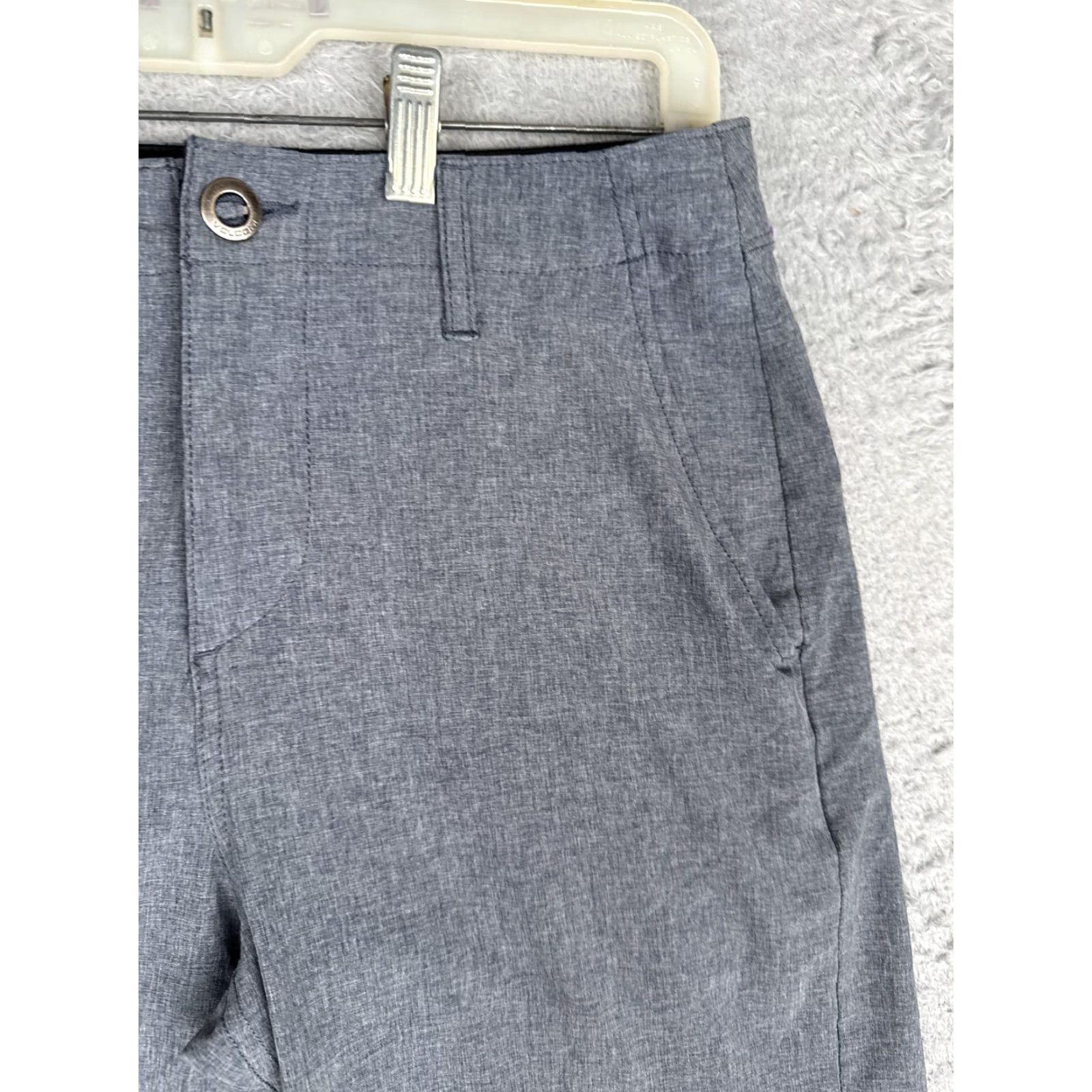 Volcom Volcom Hybrid Shorts Mens 28 Gray Surf & Turf 4-Way Stretch 9 Inseam Quick Dry Size US 28 / EU 44 - 5 Thumbnail