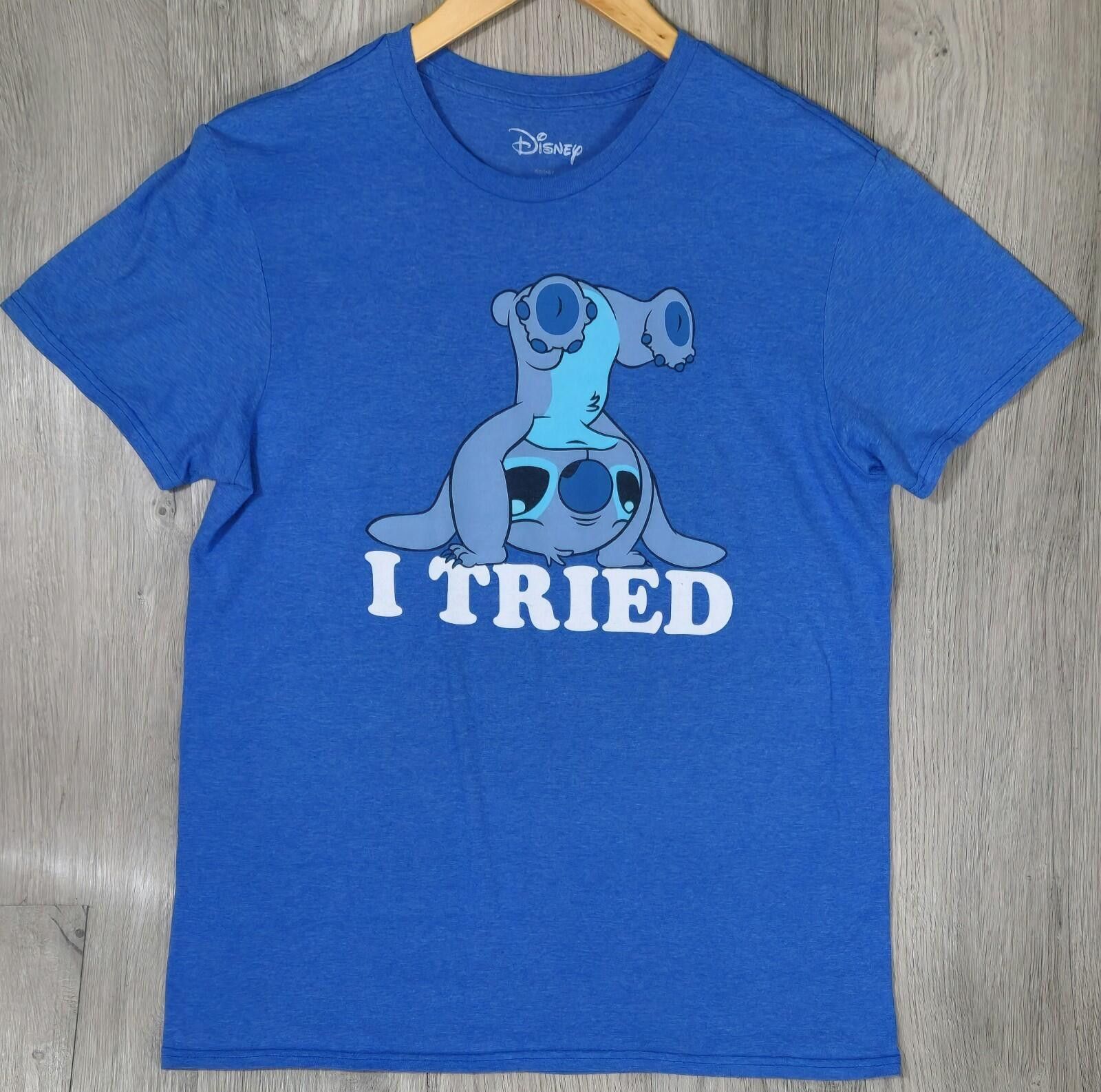 Disney Disney Stitch Shirt Mens M, I Tried Lilo & Stitch Movie#12 Size US M / EU 48-50 / 2 - 1 Thumbnail